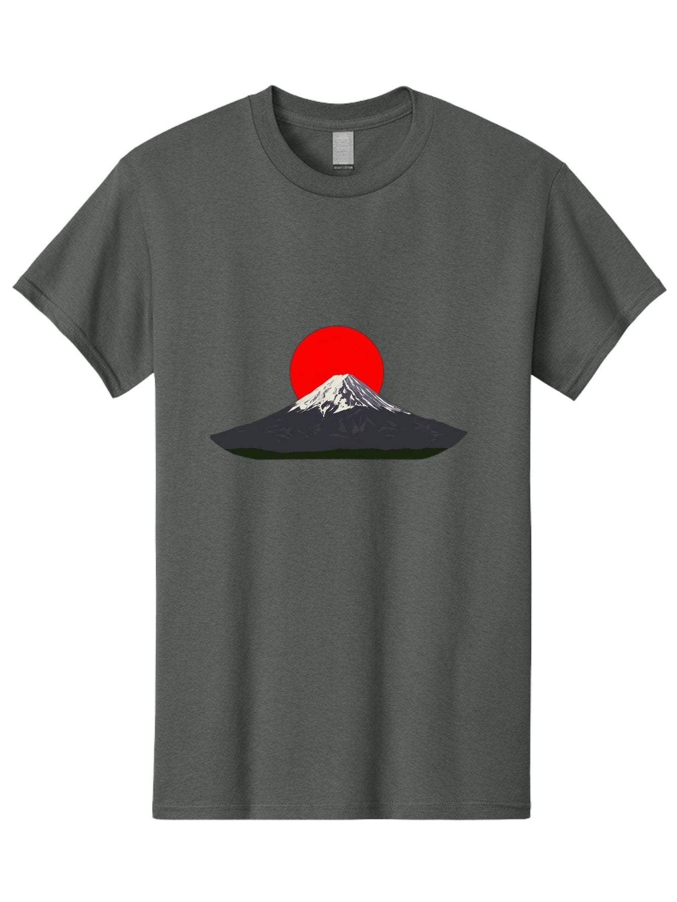 Mount-Fuji-9 Men'S Graphic Tee, 100% Cotton, Comfortable Casual Summer Wear, Machine Washable, Mount Fuji Silhouette, Red Sun, Japanese Landscape, Minimalist Design, Iconic Mountain, Serene Atmosphere, Cultural Symbol, Japan Tourism Bad974 15