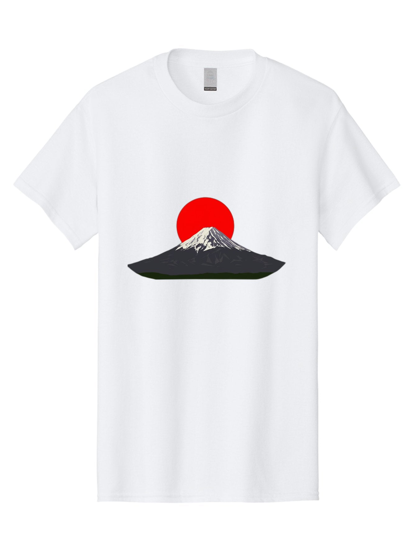 Mount-Fuji-9 Men'S Graphic Tee, 100% Cotton, Comfortable Casual Summer Wear, Machine Washable, Mount Fuji Silhouette, Red Sun, Japanese Landscape, Minimalist Design, Iconic Mountain, Serene Atmosphere, Cultural Symbol, Japan Tourism Bad974 9