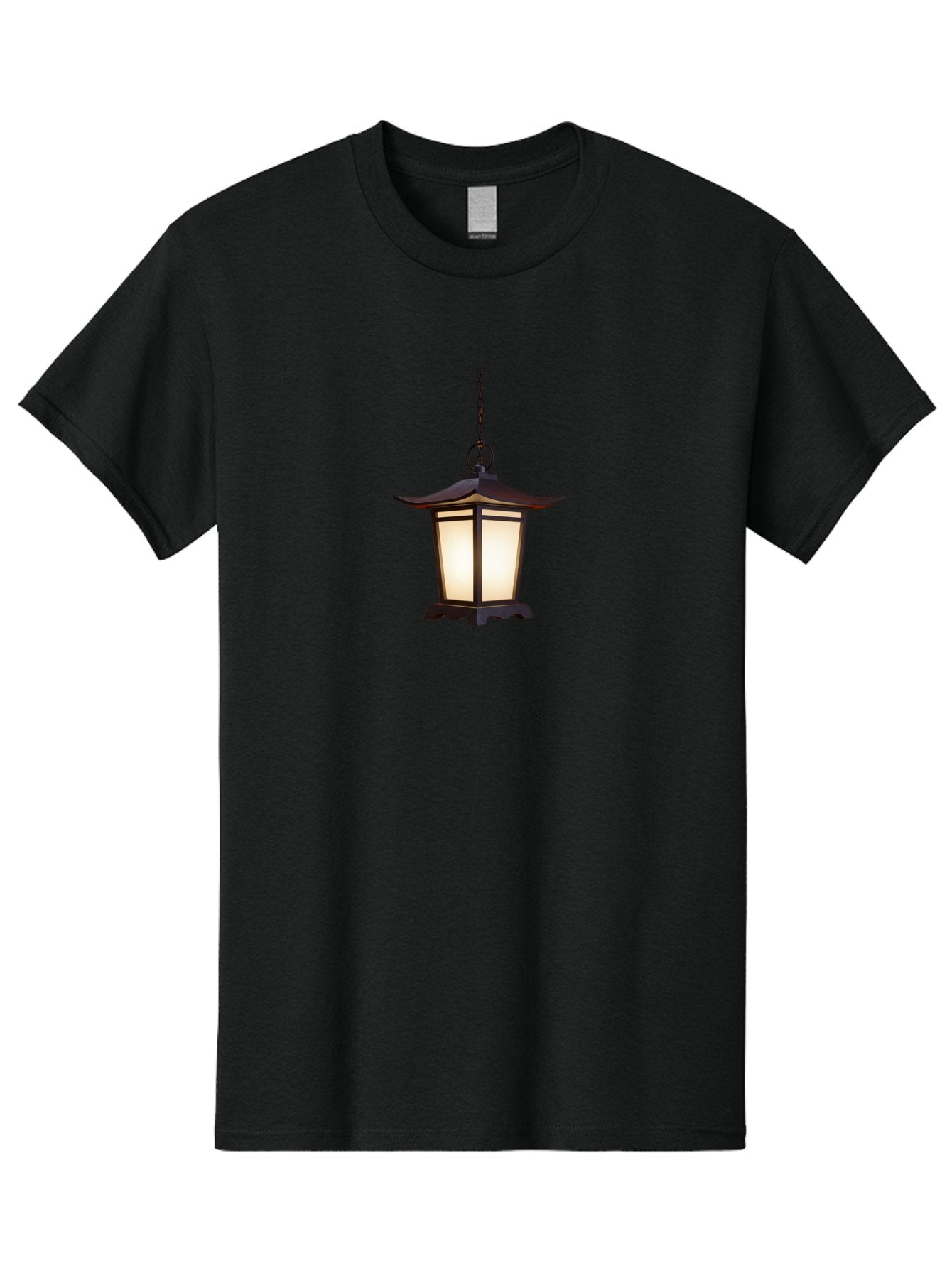 Pagoda-Lantern-1 Men'S Graphic Tee, 100% Cotton, Comfortable Casual Summer Wear, Machine Washable, Hanging Lamp, Japanese Lantern, Pagoda Style, Soft Lighting, Warm Glow, Interior Decor, Ambient Light, Traditional Design, Ornate Details Bad980 9