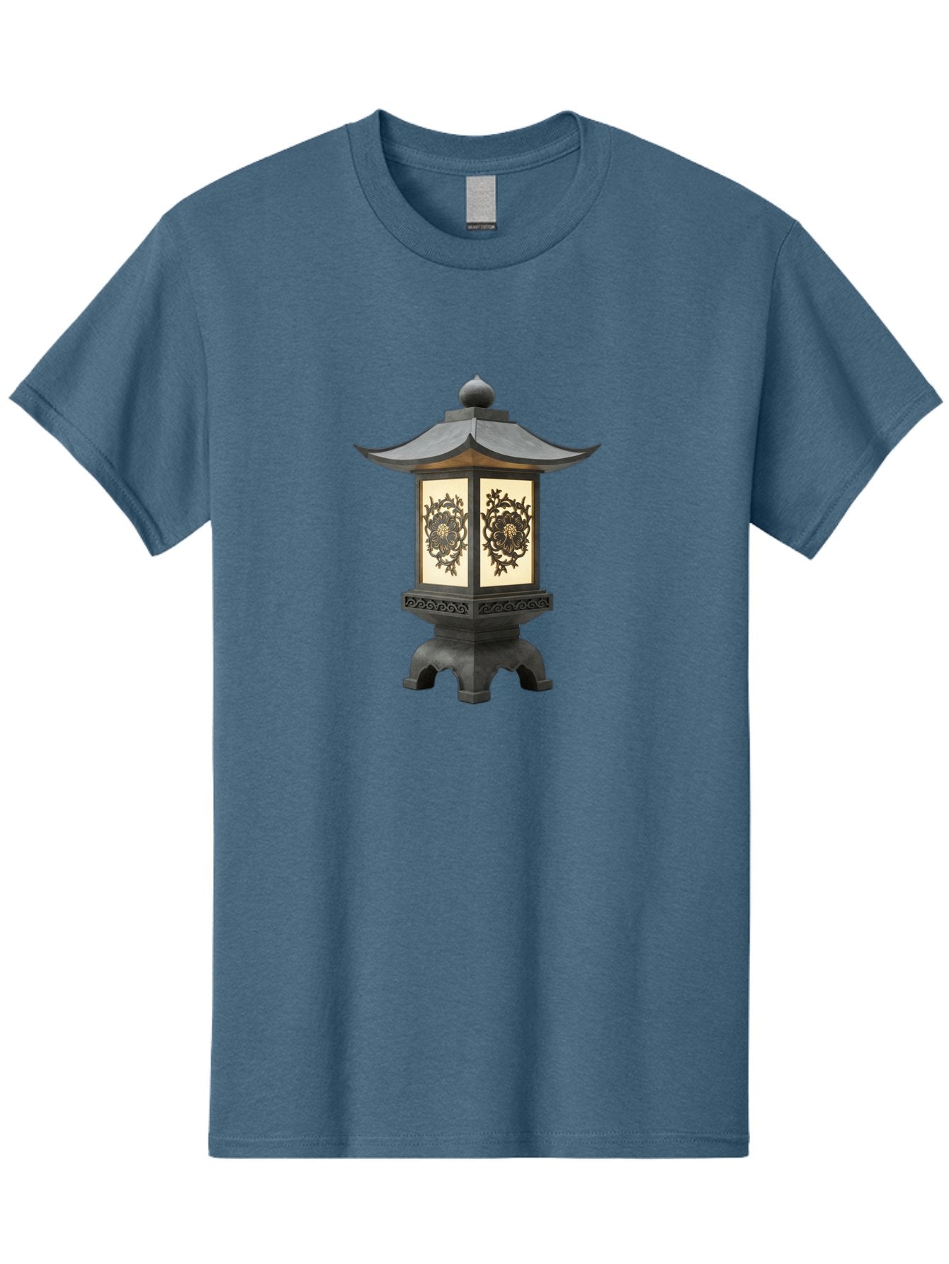 Pagoda-Lantern Men'S Graphic Tee, 100% Cotton, Comfortable Casual Summer Wear, Machine Washable, Outdoor Lantern, Asian-Inspired Decor, Decorative Metalwork, Intricate Designs, Traditional Pagoda-Style Roof, Ambient Lighting, Garden Decor, Bad981 5
