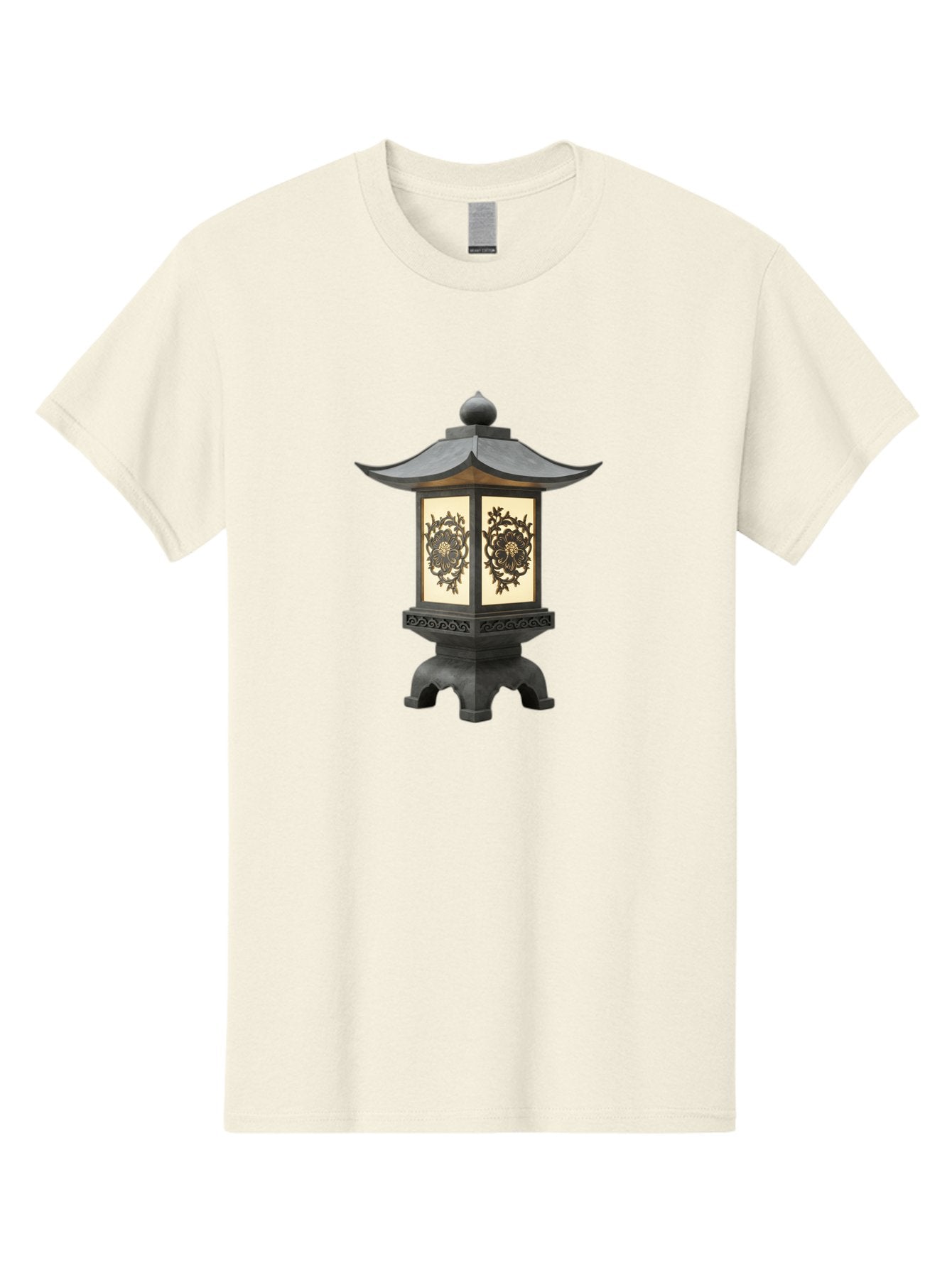 Pagoda-Lantern Men'S Graphic Tee, 100% Cotton, Comfortable Casual Summer Wear, Machine Washable, Outdoor Lantern, Asian-Inspired Decor, Decorative Metalwork, Intricate Designs, Traditional Pagoda-Style Roof, Ambient Lighting, Garden Decor, Bad981 14