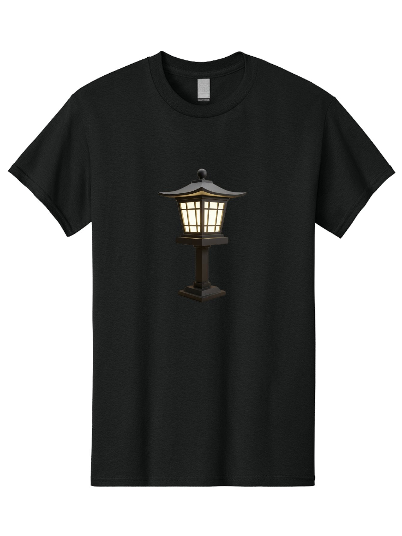 Pagoda-Style-Lamp-Post Men'S Graphic Tee, 100% Cotton, Comfortable Casual Summer Wear, Machine Washable, Outdoor Lamp, Pagoda Style, Garden Lighting, Decorative Post, Soft Glow, Warm Illumination, Landscape Feature, Courtyard Decoration Bad982 8