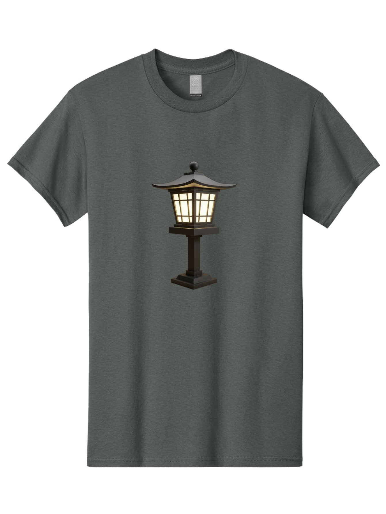 Pagoda-Style-Lamp-Post Men'S Graphic Tee, 100% Cotton, Comfortable Casual Summer Wear, Machine Washable, Outdoor Lamp, Pagoda Style, Garden Lighting, Decorative Post, Soft Glow, Warm Illumination, Landscape Feature, Courtyard Decoration Bad982 6