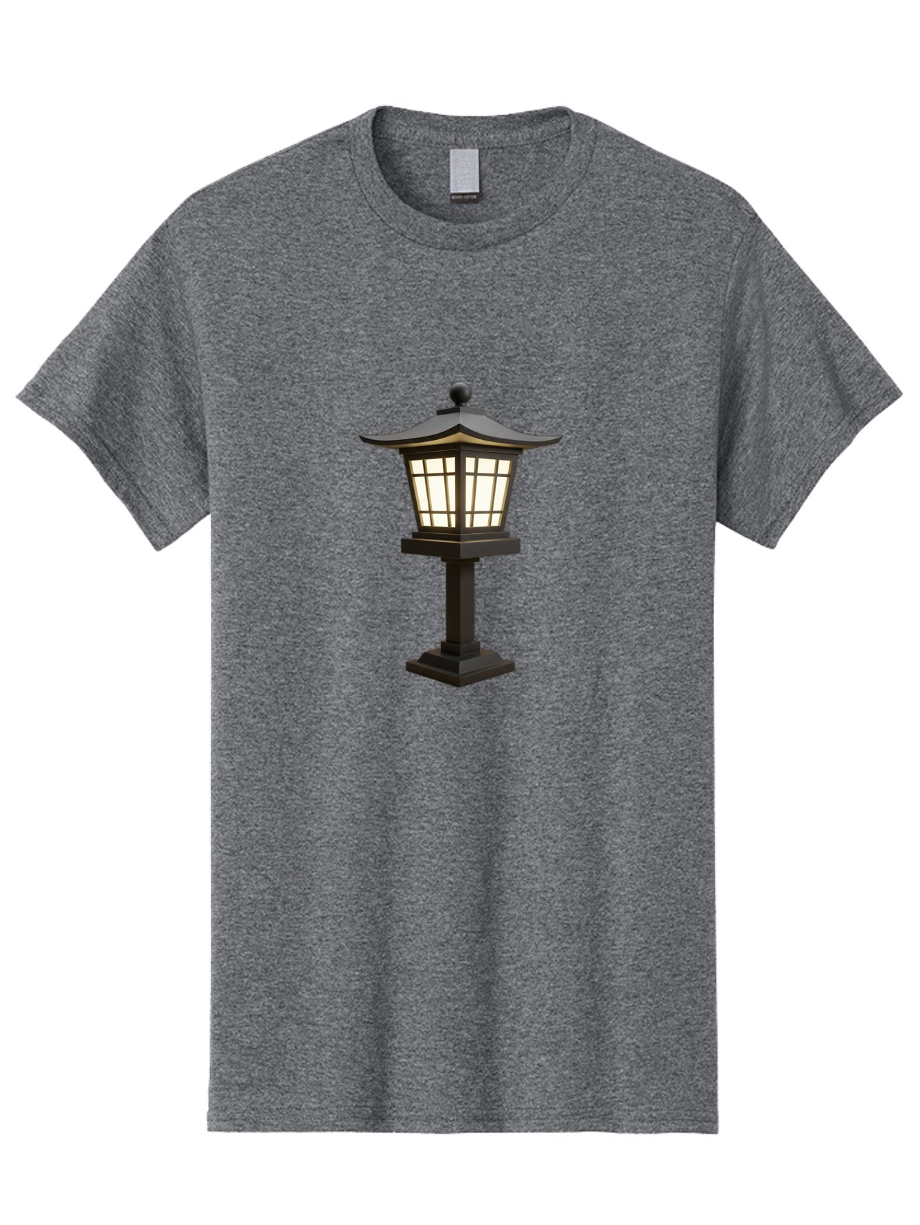 Pagoda-Style-Lamp-Post Men'S Graphic Tee, 100% Cotton, Comfortable Casual Summer Wear, Machine Washable, Outdoor Lamp, Pagoda Style, Garden Lighting, Decorative Post, Soft Glow, Warm Illumination, Landscape Feature, Courtyard Decoration Bad982 15