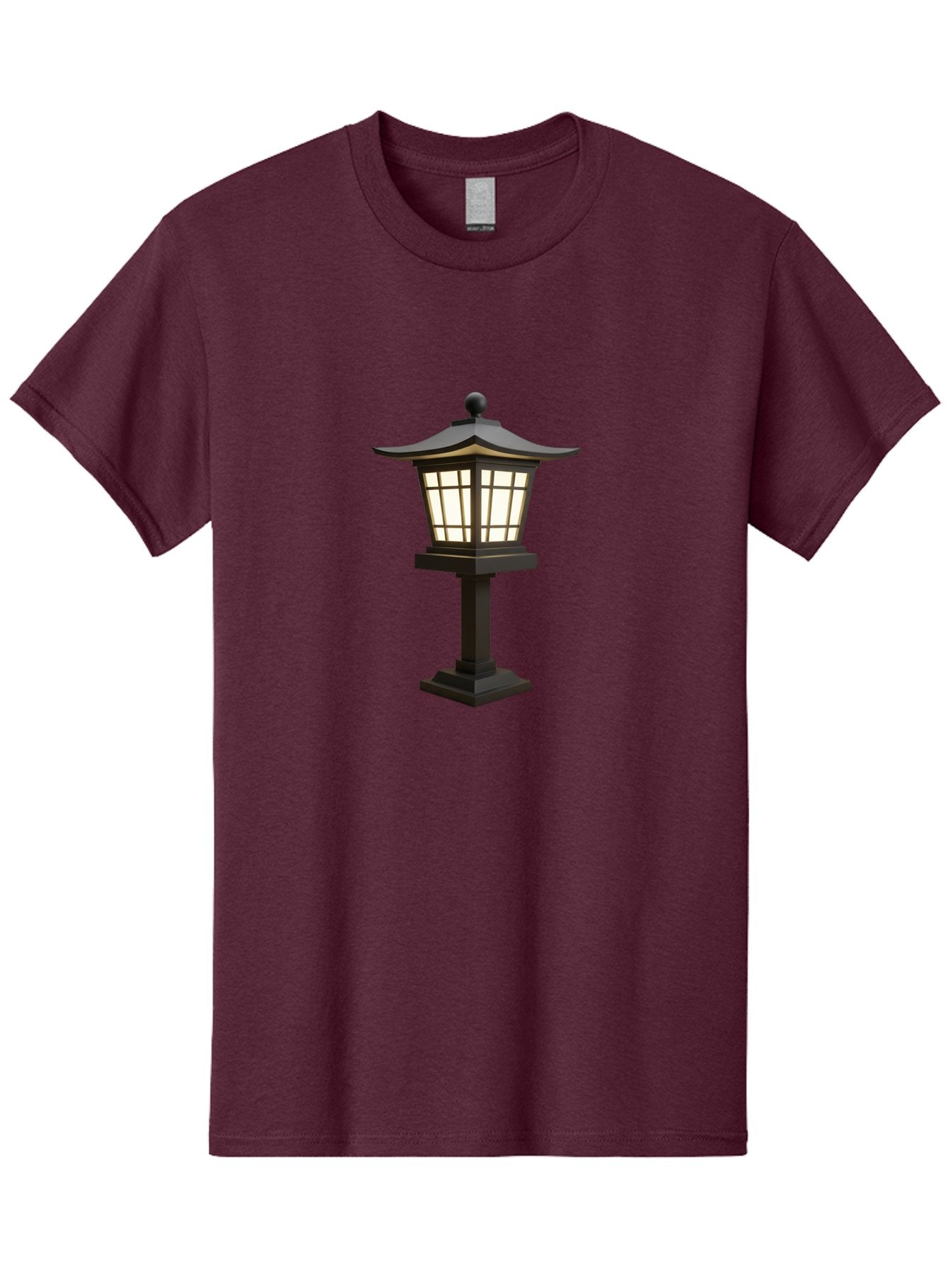 Pagoda-Style-Lamp-Post Men'S Graphic Tee, 100% Cotton, Comfortable Casual Summer Wear, Machine Washable, Outdoor Lamp, Pagoda Style, Garden Lighting, Decorative Post, Soft Glow, Warm Illumination, Landscape Feature, Courtyard Decoration Bad982 12