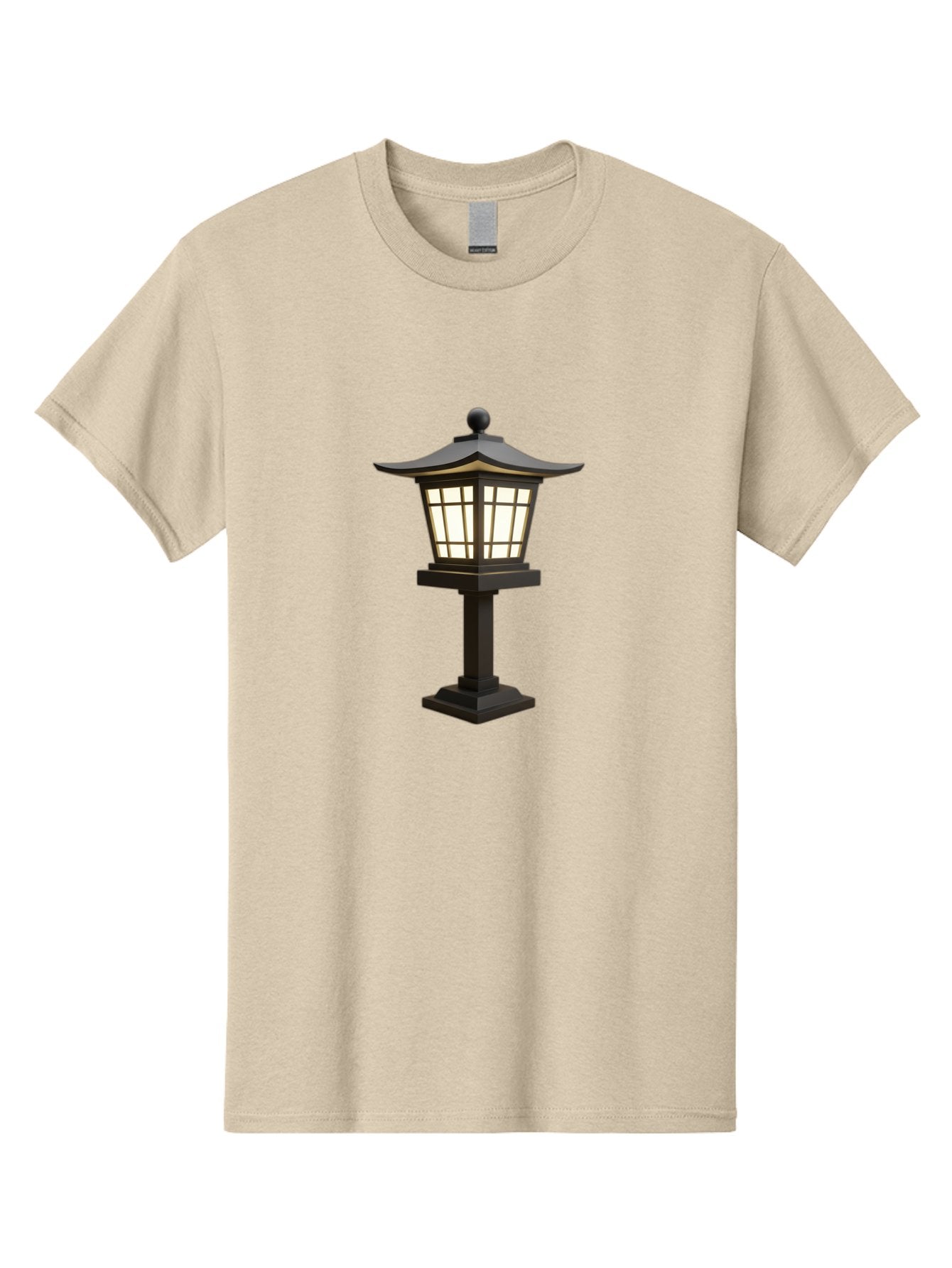 Pagoda-Style-Lamp-Post Men'S Graphic Tee, 100% Cotton, Comfortable Casual Summer Wear, Machine Washable, Outdoor Lamp, Pagoda Style, Garden Lighting, Decorative Post, Soft Glow, Warm Illumination, Landscape Feature, Courtyard Decoration Bad982 13