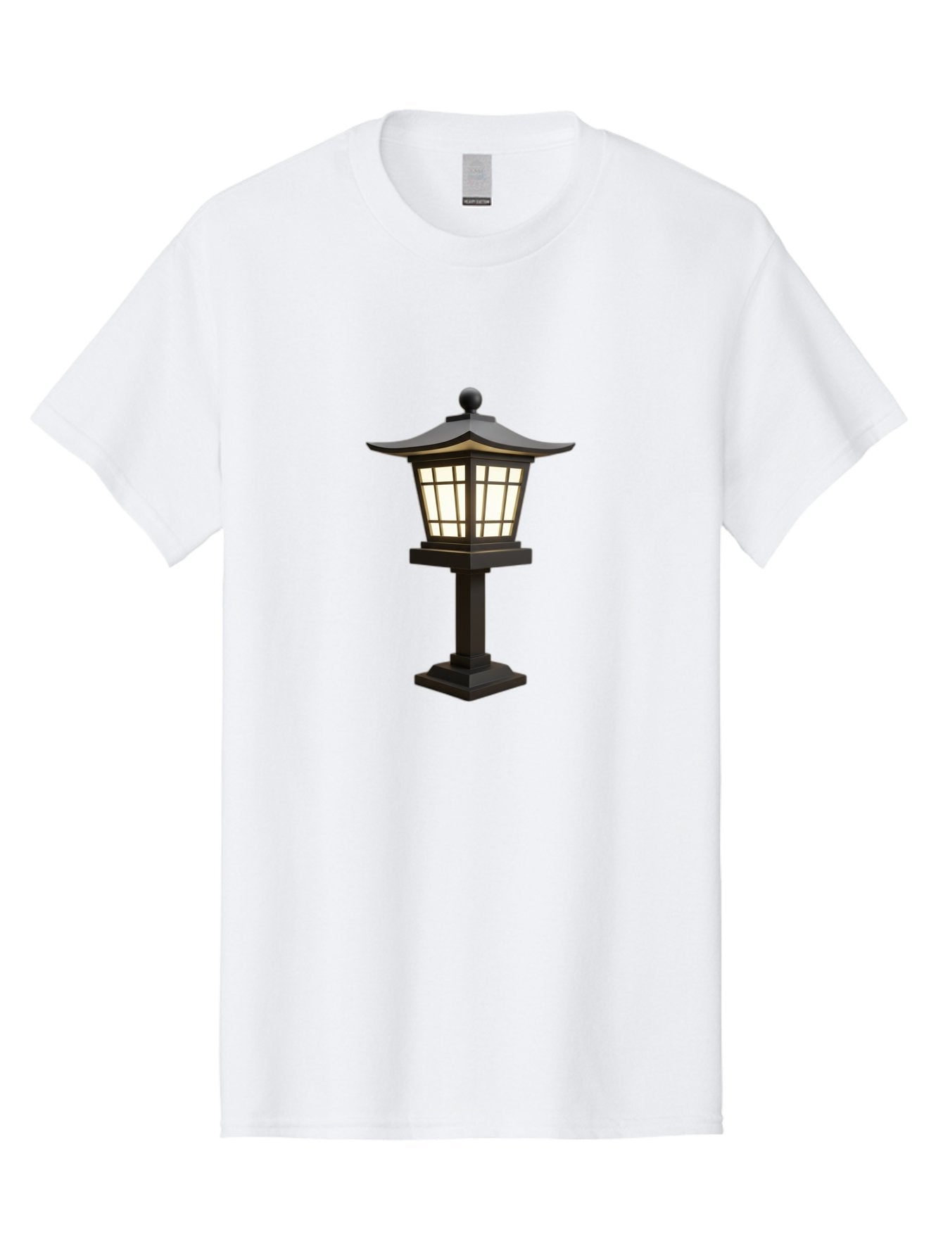Pagoda-Style-Lamp-Post Men'S Graphic Tee, 100% Cotton, Comfortable Casual Summer Wear, Machine Washable, Outdoor Lamp, Pagoda Style, Garden Lighting, Decorative Post, Soft Glow, Warm Illumination, Landscape Feature, Courtyard Decoration Bad982 4