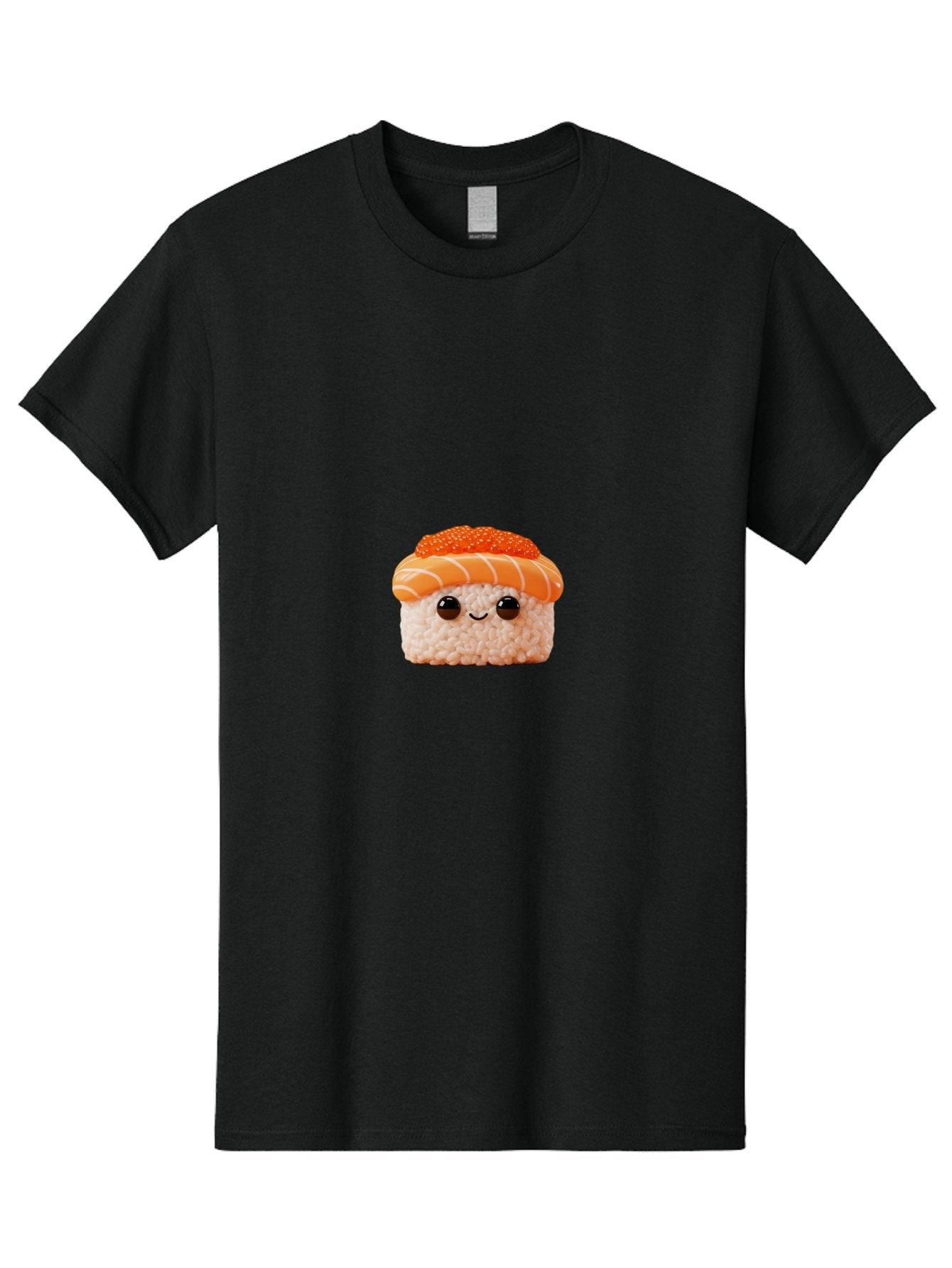 Sushi-Plush-Toy Men'S Graphic Tee, 100% Cotton, Comfortable Casual Summer Wear, Machine Washable, Kawaii Sushi, Cute Sushi, Adorable Plushie, Japanese Food, Sushi Plush Toy, Cartoon Sushi, Cute Food, Food Plushie, Sushi Character, Bad997 7
