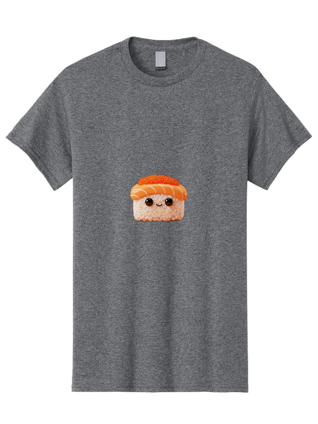 Sushi-Plush-Toy Men'S Graphic Tee, 100% Cotton, Comfortable Casual Summer Wear, Machine Washable, Kawaii Sushi, Cute Sushi, Adorable Plushie, Japanese Food, Sushi Plush Toy, Cartoon Sushi, Cute Food, Food Plushie, Sushi Character, Bad997 5