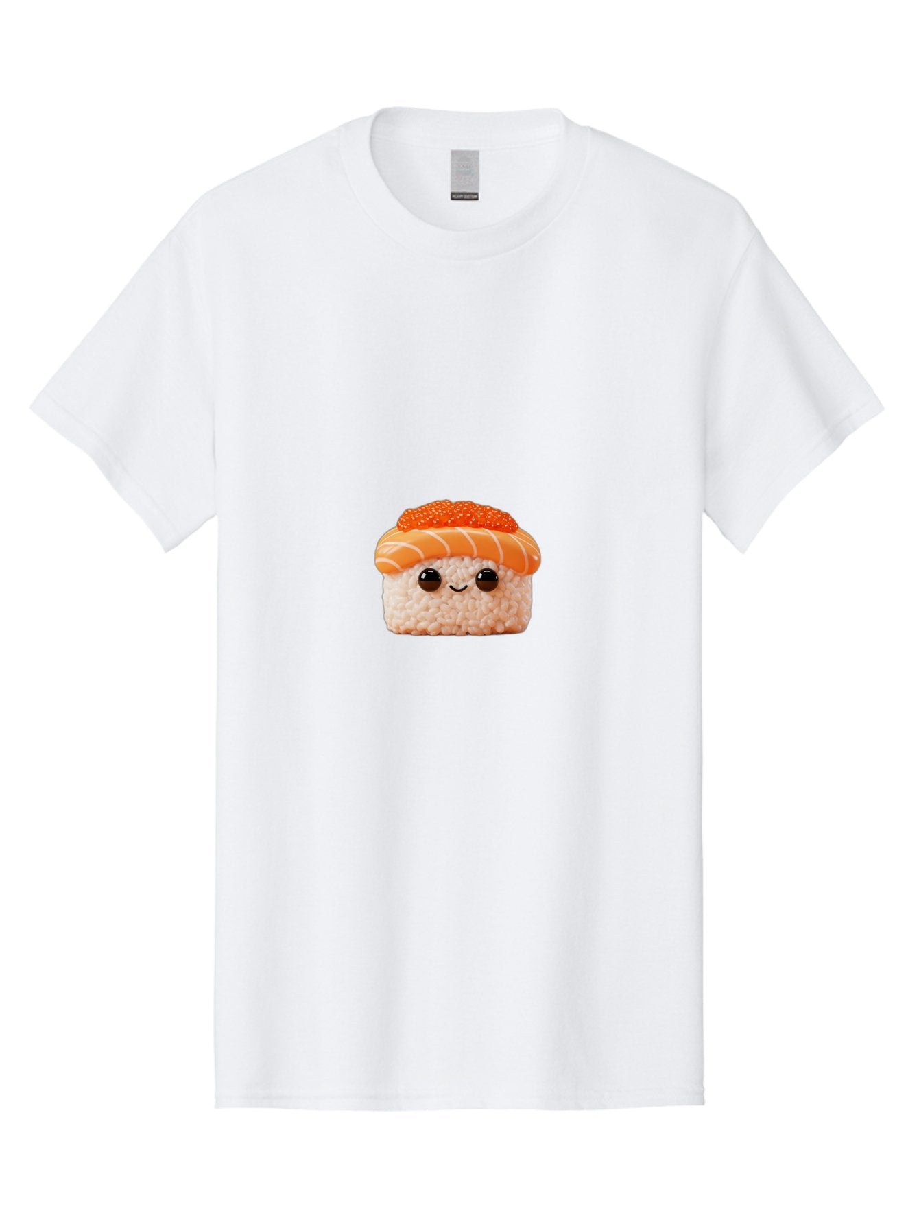 Sushi-Plush-Toy Men'S Graphic Tee, 100% Cotton, Comfortable Casual Summer Wear, Machine Washable, Kawaii Sushi, Cute Sushi, Adorable Plushie, Japanese Food, Sushi Plush Toy, Cartoon Sushi, Cute Food, Food Plushie, Sushi Character, Bad997 14