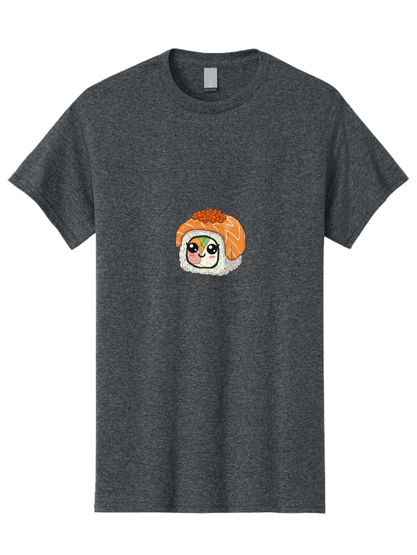 Sushi-Roll-Character Men'S Graphic Tee, 100% Cotton, Comfortable Casual Summer Wear, Machine Washable, Kawaii Sushi, Cute Anime Face, Sushi Roll, Salmon Roe, Cartoon Food, Adorable Sushi, Japanese Cuisine, Fun Illustration, Cartoon Character, Bad998 14