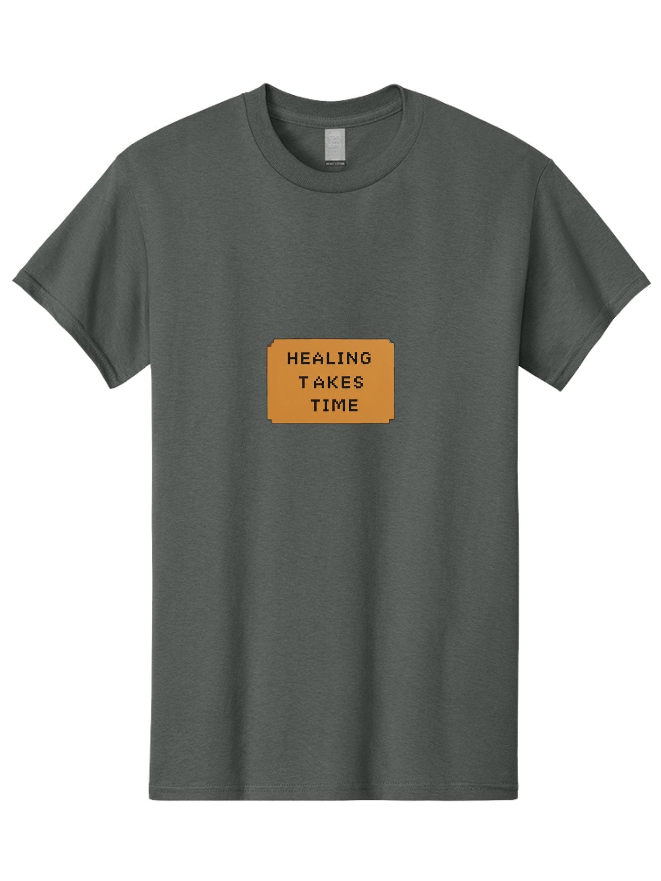 Healing-Takes-Time-1 Men'S Graphic Tee, 100% Cotton, Comfortable Casual Summer Wear, Machine Washable, Healing Takes Time, Motivational Quote, Inspirational Message, Mental Health Awareness, Self Care Reminder, Positive Affirmation, Bae031 7