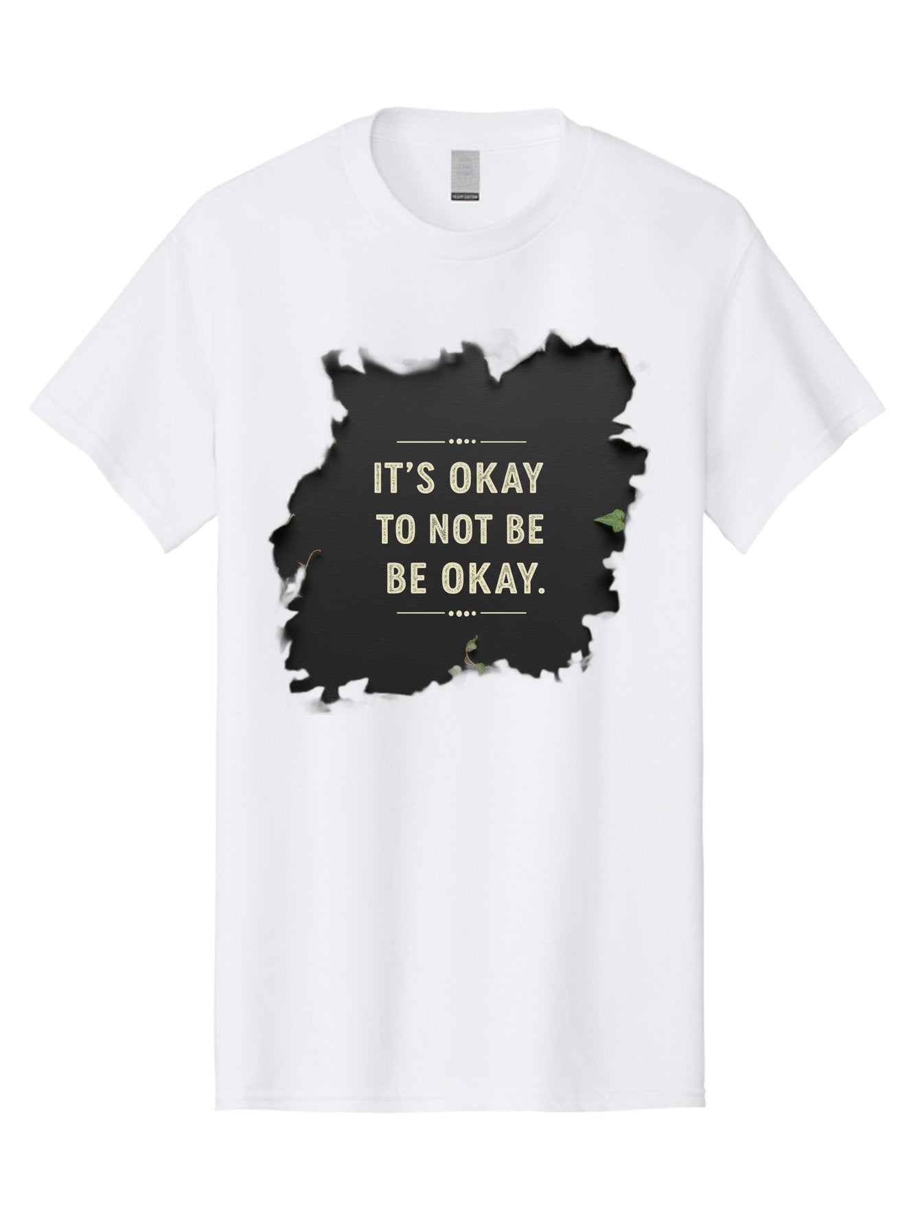 It-S-Okay-To-Not-Be-Okay-5 Men'S Graphic Tee, 100% Cotton, Comfortable Casual Summer Wear, Machine Washable, Mental Health Awareness, Inspirational Quote, Emotional Support, Self Care, Positive Affirmation, Motivational Message, Bae054 13