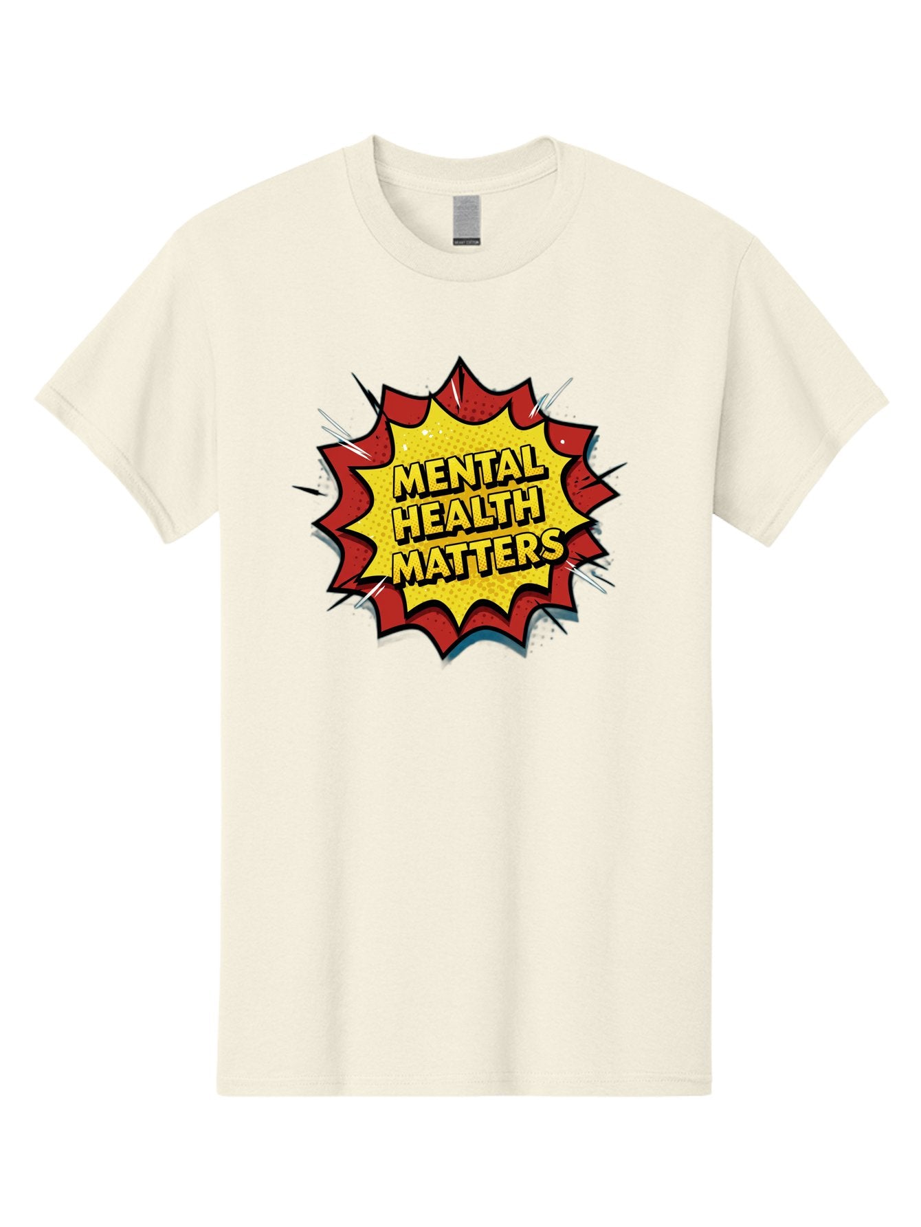 Mental-Health-Matters-1 Men'S Graphic Tee, 100% Cotton, Comfortable Casual Summer Wear, Machine Washable, Mental Health Awareness, Mental Health Matters, Health Is Wealth, Self Care, Mindfulness, Emotional Well-Being, Mental Wellness, Bae066 9