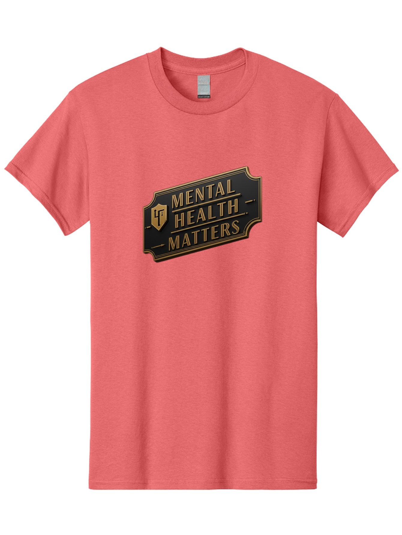 Mental-Health-Matters Men'S Graphic Tee, 100% Cotton, Comfortable Casual Summer Wear, Machine Washable, Mental Health Awareness, Mental Health Matters, Mental Wellness, Self Care, Mental Health Support, Lf Logo, Luxury Branding, Bae071 7