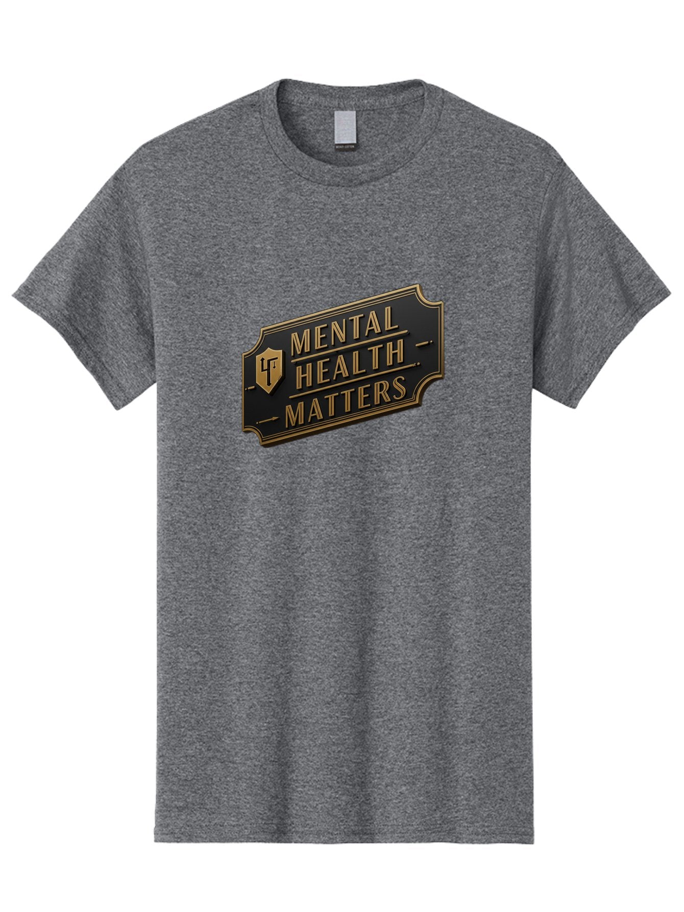 Mental-Health-Matters Men'S Graphic Tee, 100% Cotton, Comfortable Casual Summer Wear, Machine Washable, Mental Health Awareness, Mental Health Matters, Mental Wellness, Self Care, Mental Health Support, Lf Logo, Luxury Branding, Bae071 9