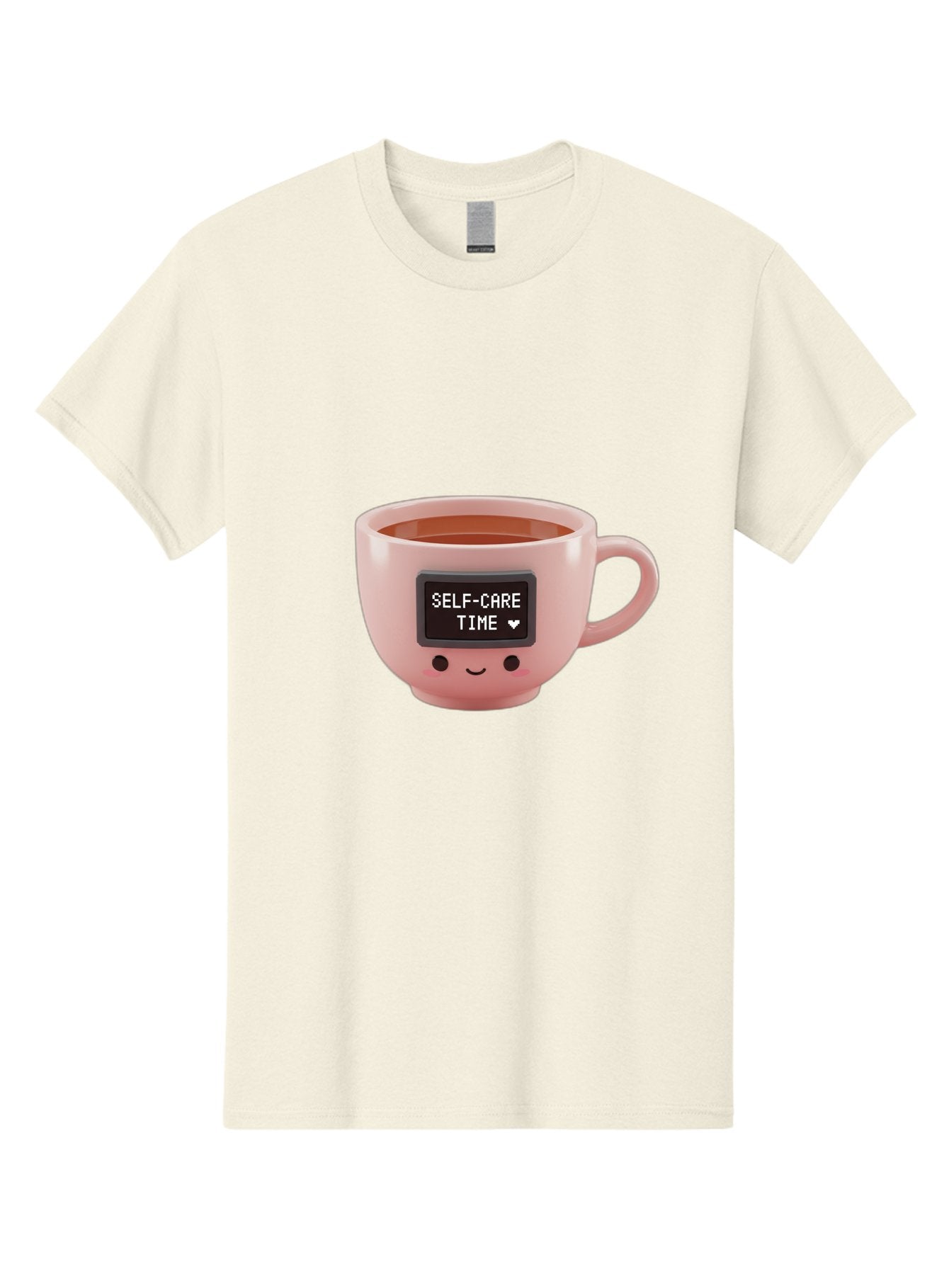 Self-Care-Time-3 Men'S Graphic Tee, 100% Cotton, Comfortable Casual Summer Wear, Machine Washable, Self-Care, Coffee Time, Wellness, Relaxation, Mental Health, Positive Vibes, Soothing Moments, Calmness, Mindfulness Bae084 14