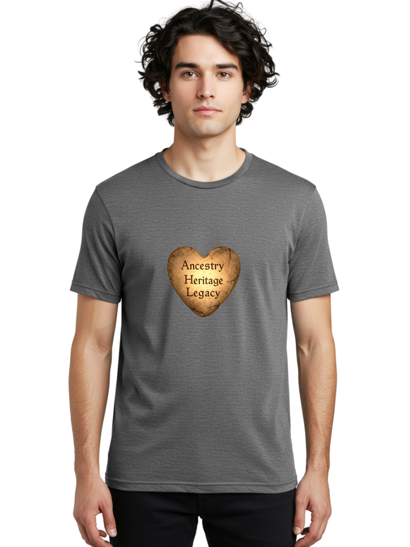 Ancestry-Heritage-Legacy Men'S Graphic Tee, 100% Cotton, Comfortable Casual Summer Wear, Machine Washable, Heartfelt Connection, Family History, Cultural Heritage, Ancestral Roots, Legacy Love, Genealogy Research, Family Tree, Bae112 19
