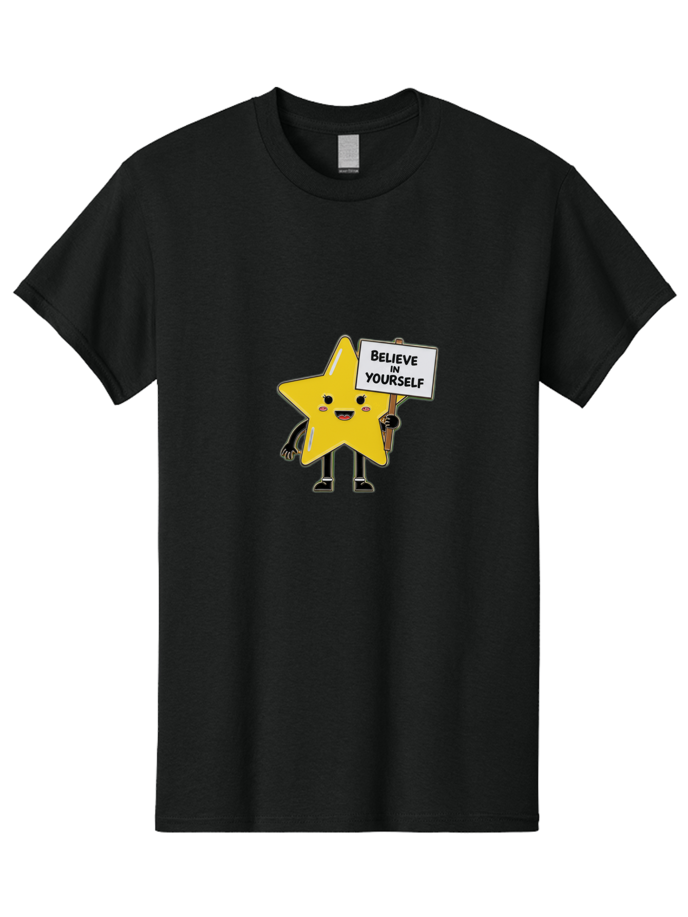 Believe-In-Yourself-5 Men'S Graphic Tee, 100% Cotton, Comfortable Casual Summer Wear, Machine Washable, Motivational Star, Believe In Yourself, Positivity, Inspiration, Confidence, Empowerment, Self-Love, Encouragement, Motivational Quotes, Bae131 11