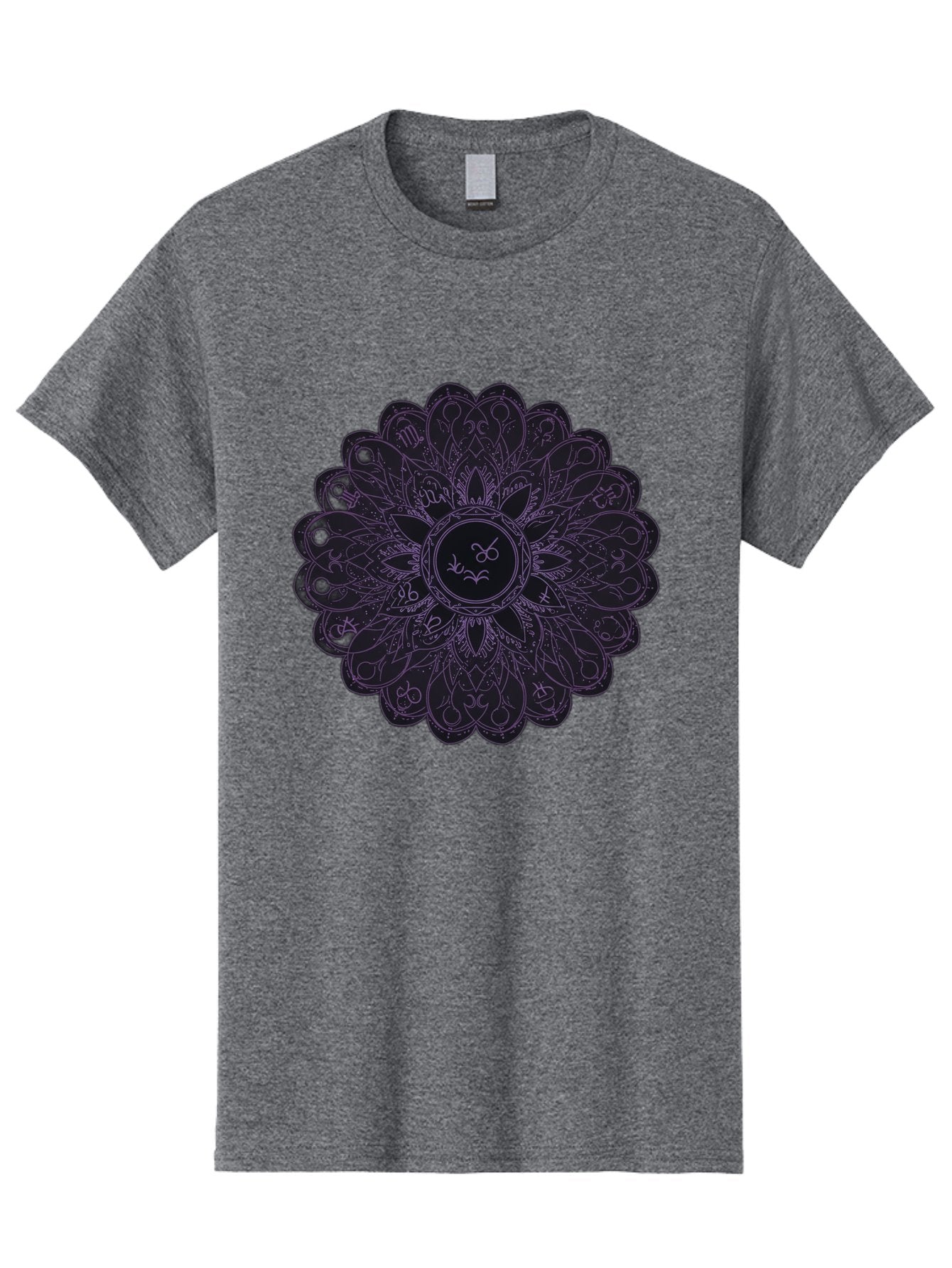 Cancer-Astrology-Symbol-Mandala Men'S Graphic Tee, 100% Cotton, Comfortable Casual Summer Wear, Machine Washable, Zodiac Mandala, Cancer Symbol, Intricate Design, Astrology Art, Mystical Patterns, Symbolic Representation, Cancer Horoscope Bae142 14
