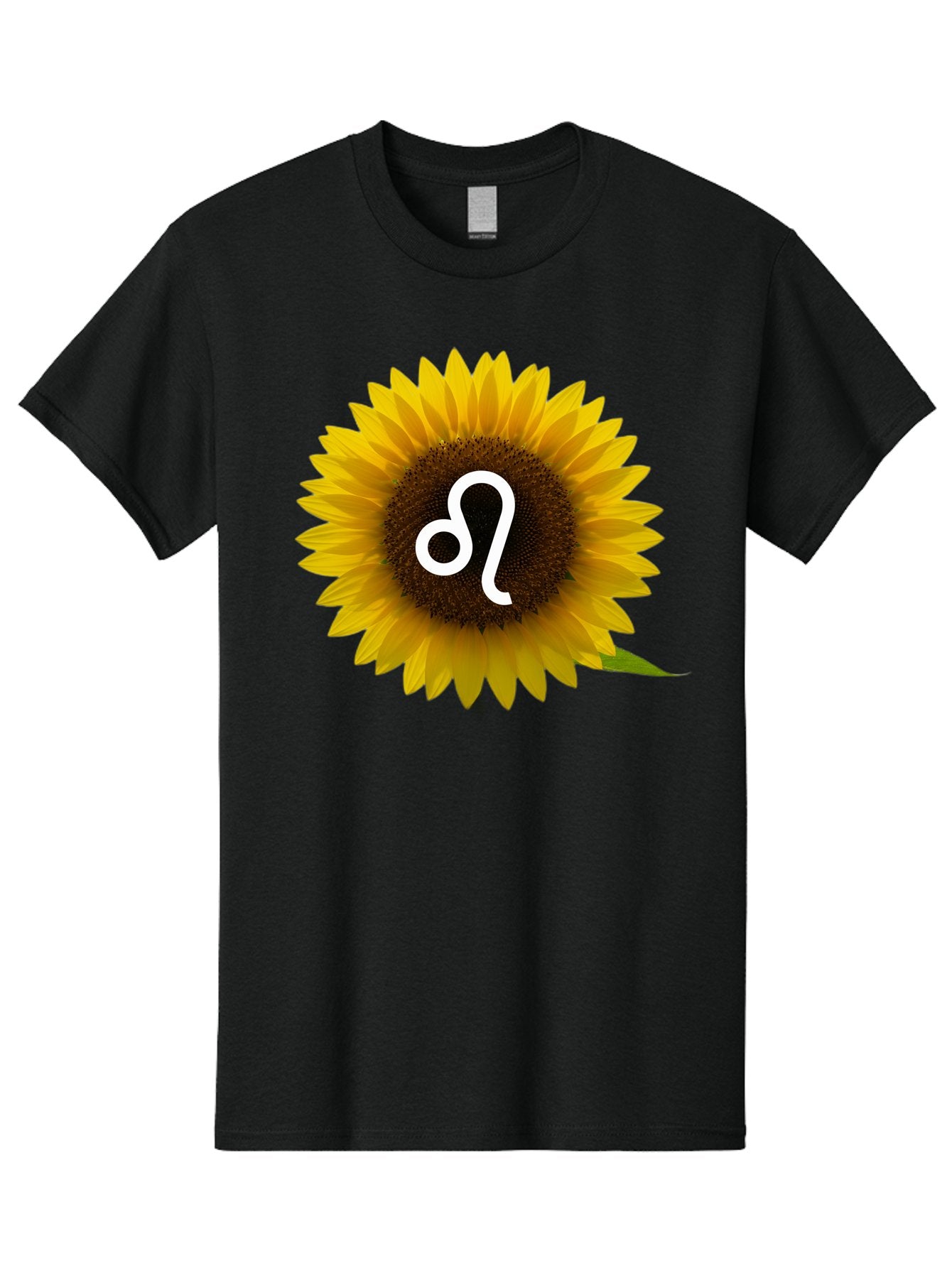 Cancer-Zodiac-Symbol-Sunflower Men'S Graphic Tee, 100% Cotton, Comfortable Casual Summer Wear, Machine Washable, Sunflower With Leo Zodiac Symbol, Astrology Sign, Horoscope, Floral Representation, Vibrant Yellow Petals, Symbolic Astrology, Bae143 12