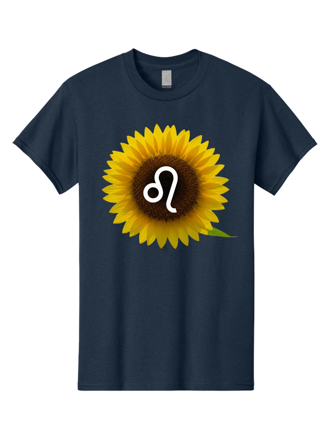 Cancer-Zodiac-Symbol-Sunflower Men'S Graphic Tee, 100% Cotton, Comfortable Casual Summer Wear, Machine Washable, Sunflower With Leo Zodiac Symbol, Astrology Sign, Horoscope, Floral Representation, Vibrant Yellow Petals, Symbolic Astrology, Bae143 15