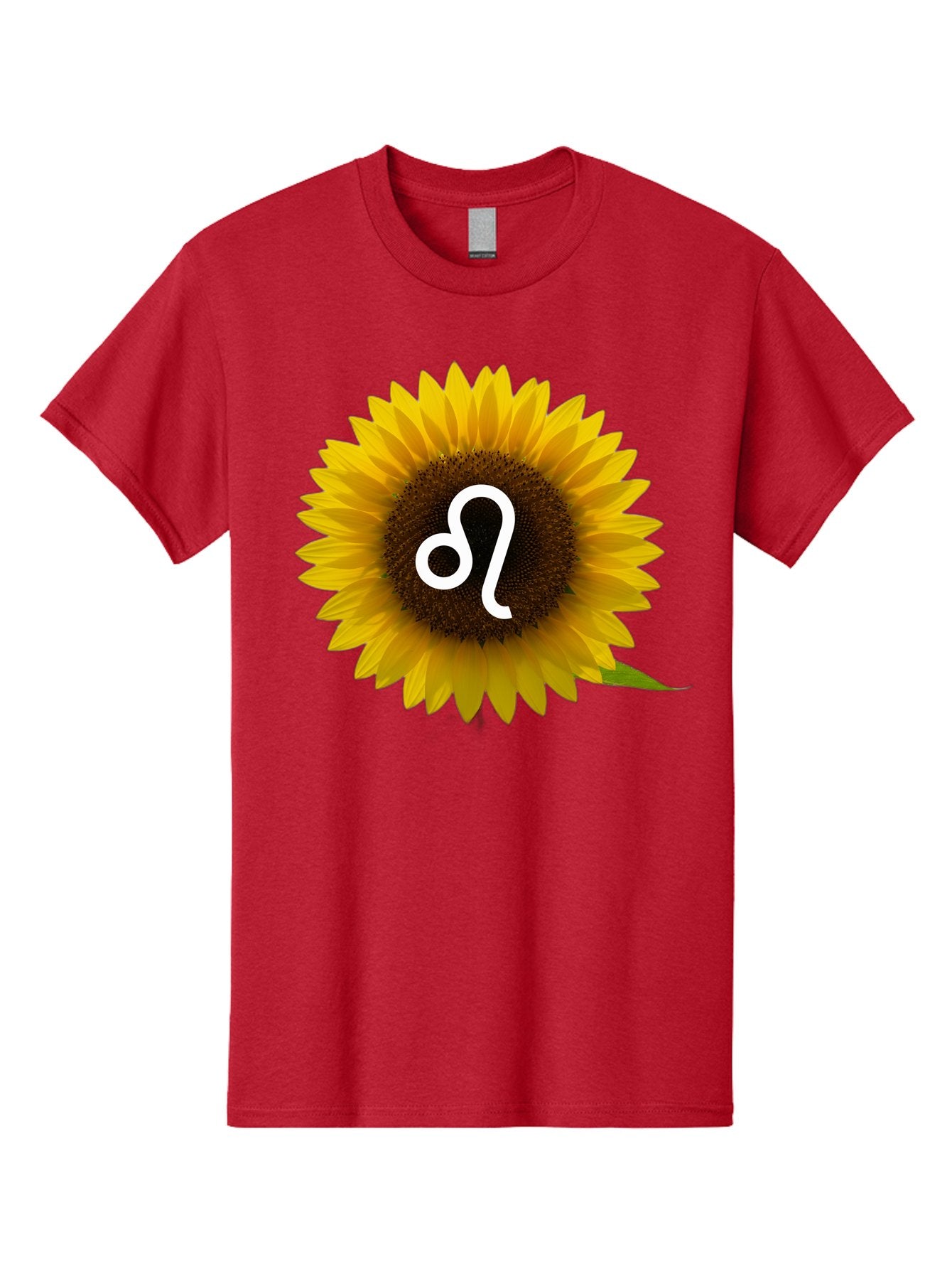 Cancer-Zodiac-Symbol-Sunflower Men'S Graphic Tee, 100% Cotton, Comfortable Casual Summer Wear, Machine Washable, Sunflower With Leo Zodiac Symbol, Astrology Sign, Horoscope, Floral Representation, Vibrant Yellow Petals, Symbolic Astrology, Bae143 4
