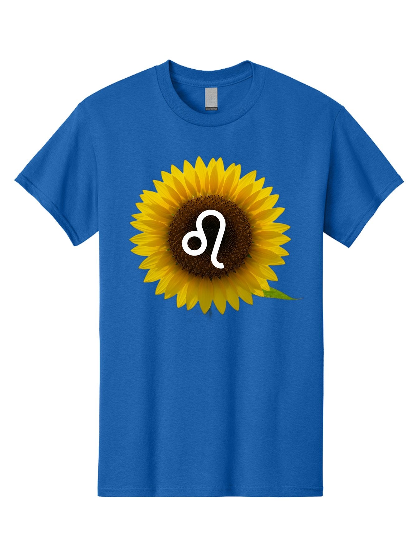 Cancer-Zodiac-Symbol-Sunflower Men'S Graphic Tee, 100% Cotton, Comfortable Casual Summer Wear, Machine Washable, Sunflower With Leo Zodiac Symbol, Astrology Sign, Horoscope, Floral Representation, Vibrant Yellow Petals, Symbolic Astrology, Bae143 5