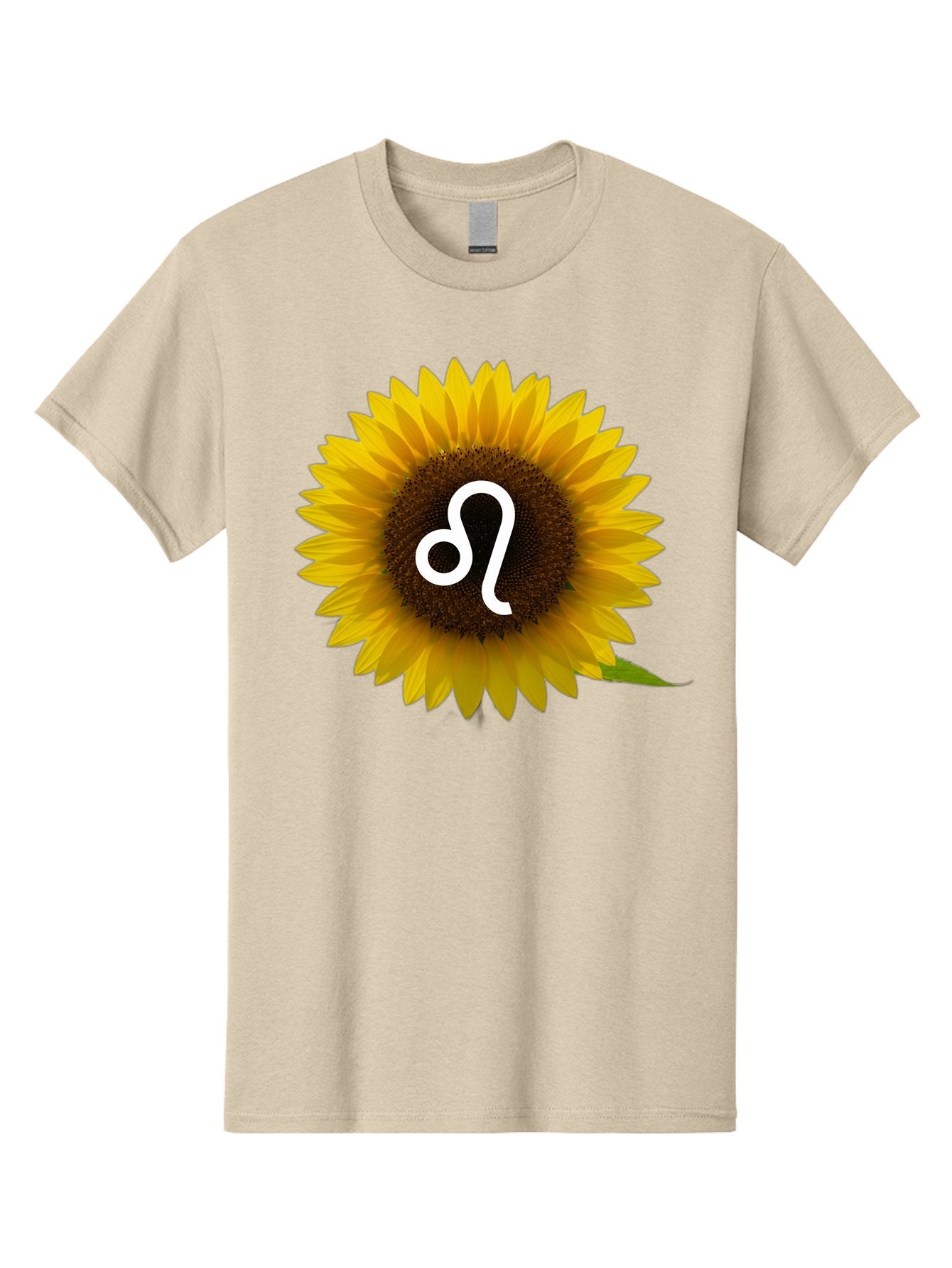 Cancer-Zodiac-Symbol-Sunflower Men'S Graphic Tee, 100% Cotton, Comfortable Casual Summer Wear, Machine Washable, Sunflower With Leo Zodiac Symbol, Astrology Sign, Horoscope, Floral Representation, Vibrant Yellow Petals, Symbolic Astrology, Bae143 14