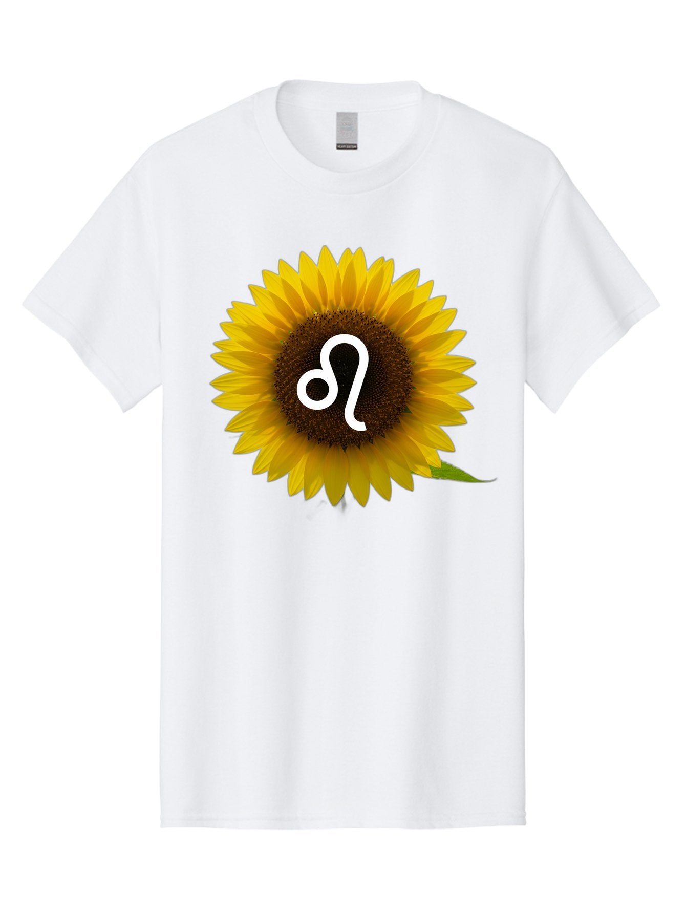 Cancer-Zodiac-Symbol-Sunflower Men'S Graphic Tee, 100% Cotton, Comfortable Casual Summer Wear, Machine Washable, Sunflower With Leo Zodiac Symbol, Astrology Sign, Horoscope, Floral Representation, Vibrant Yellow Petals, Symbolic Astrology, Bae143 8
