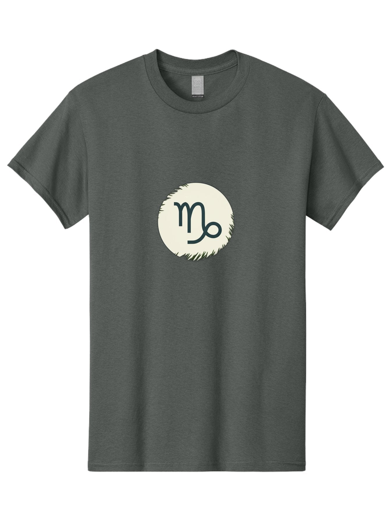 Capricorn-Symbol Men'S Graphic Tee, 100% Cotton, Comfortable Casual Summer Wear, Machine Washable, Capricorn Symbol, Zodiac Sign, Astrology, Star Sign, Horoscope, Mystical Symbols, Esoteric Art, Zodiac Wheel, Mystical Themes Bae147 8