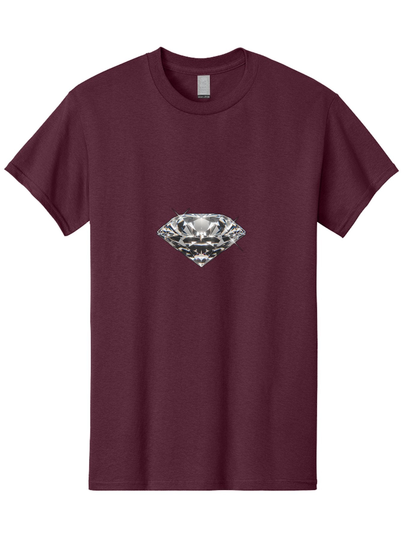 Diamond Men'S Graphic Tee, 100% Cotton, Comfortable Casual Summer Wear, Machine Washable, Diamond, Luxury Jewelry, Precious Stone, Sparkling Gem, Brilliant Cut, Crystal Clear, Radiant Shine, Elegant Design Bae174 11