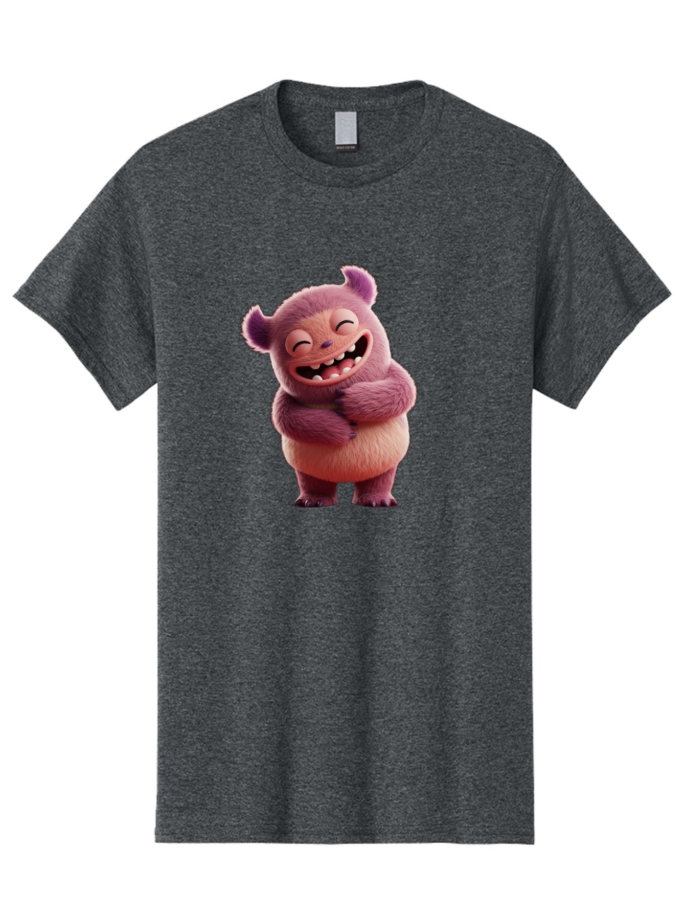 Grumps-Monster Men'S Graphic Tee, 100% Cotton, Comfortable Casual Summer Wear, Machine Washable, Happy Monster, Cartoon Character, Purple Creature, Smiling Face, Embracing Self, Funny Creature, Adorable Monster, Cute Character, Bae193 12