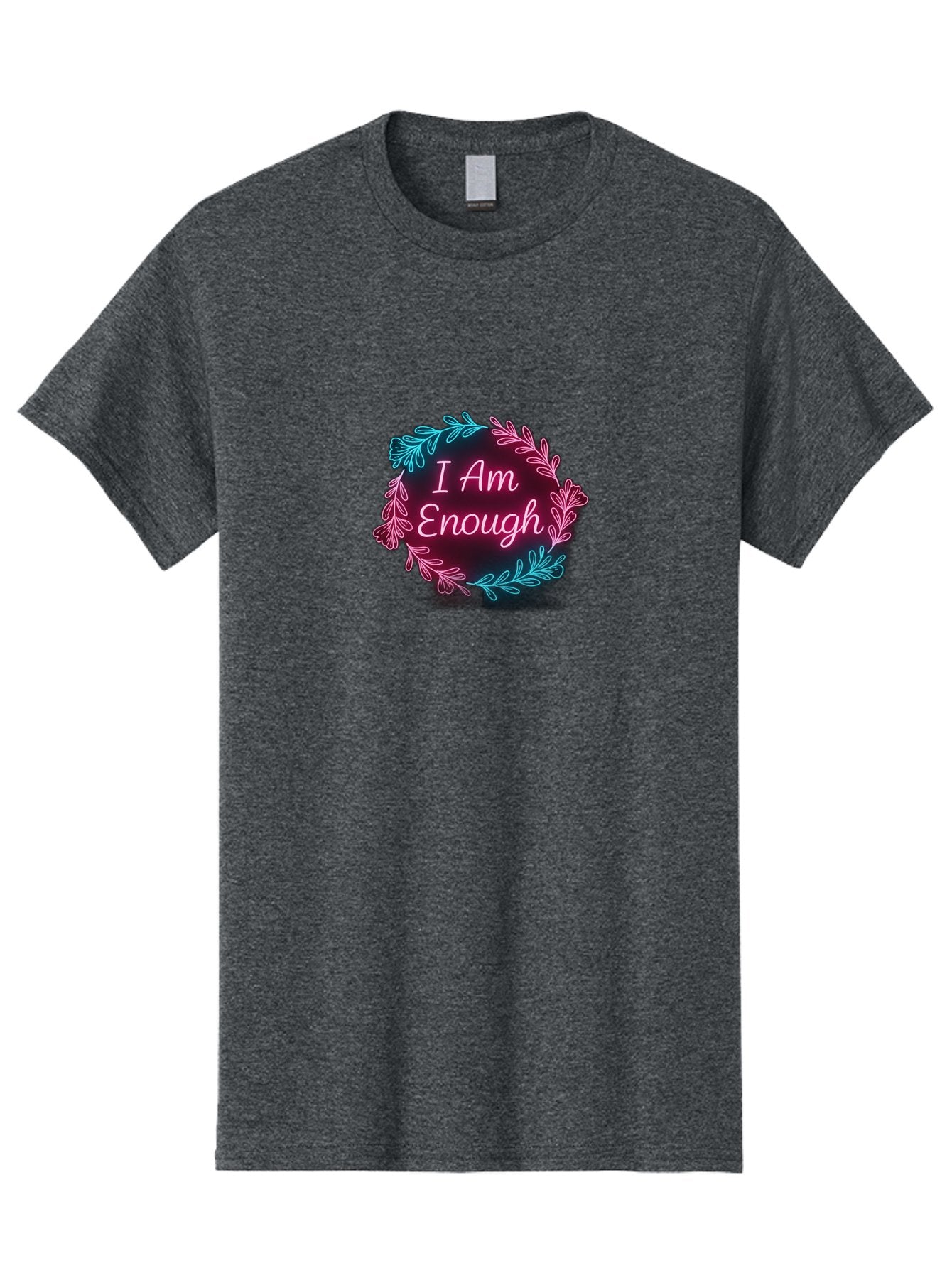 I-Am-Enough-2 Men'S Graphic Tee, 100% Cotton, Comfortable Casual Summer Wear, Machine Washable, Empowerment Message, Motivational Quote, Self Love, Personal Growth, Positive Affirmation, Inspirational Words, Mental Wellness, I Am Enough Bae206 15