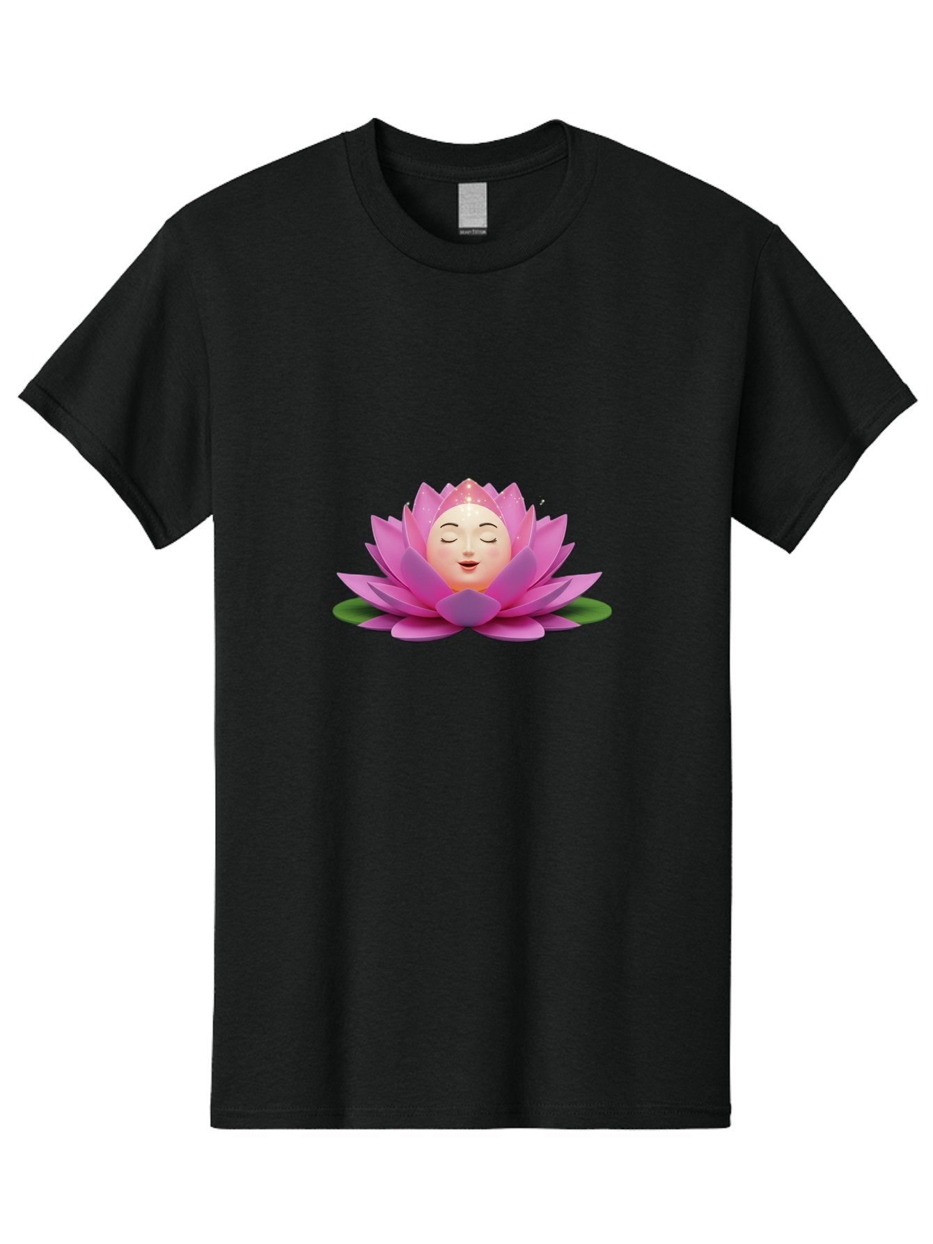 Lotus-Flower-Emoji Men'S Graphic Tee, 100% Cotton, Comfortable Casual Summer Wear, Machine Washable, Pink Lotus Flower, Serene Face, Closed Eyes, Smiling, Relaxed Mood, Water Lily, Peaceful Ambiance, Meditation Symbol, Spiritual Growth, Bae222 13