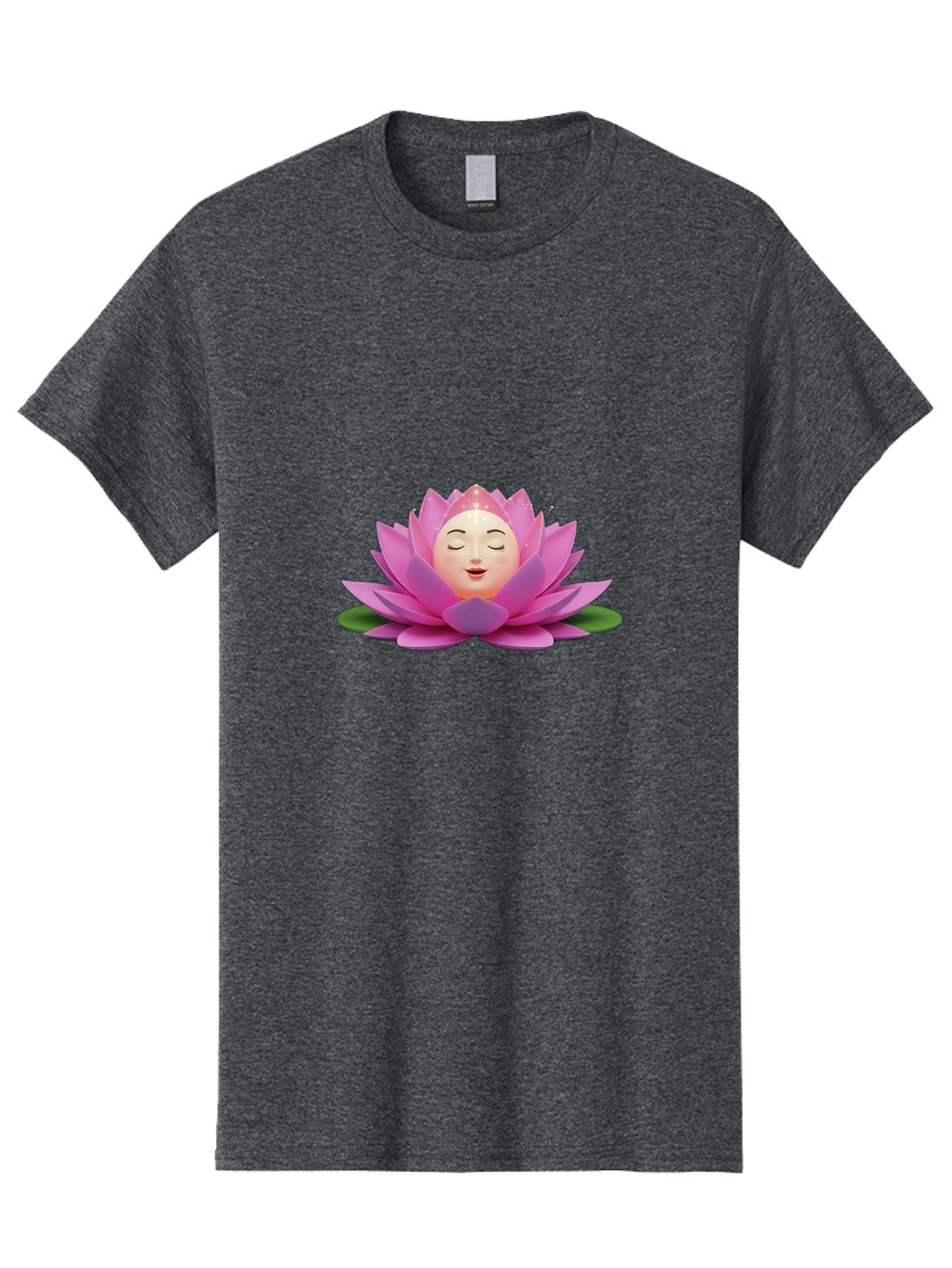 Lotus-Flower-Emoji Men'S Graphic Tee, 100% Cotton, Comfortable Casual Summer Wear, Machine Washable, Pink Lotus Flower, Serene Face, Closed Eyes, Smiling, Relaxed Mood, Water Lily, Peaceful Ambiance, Meditation Symbol, Spiritual Growth, Bae222 11