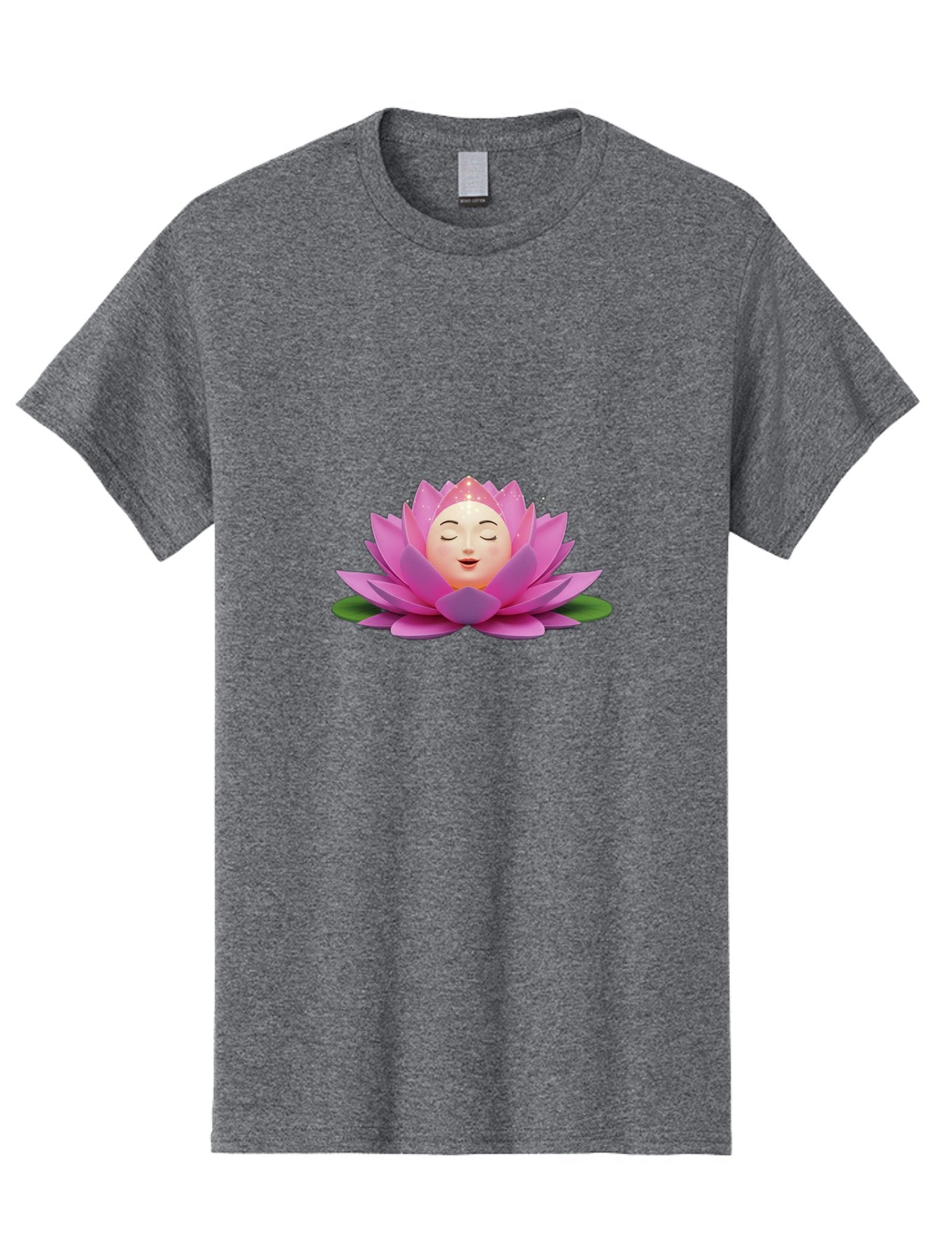 Lotus-Flower-Emoji Men'S Graphic Tee, 100% Cotton, Comfortable Casual Summer Wear, Machine Washable, Pink Lotus Flower, Serene Face, Closed Eyes, Smiling, Relaxed Mood, Water Lily, Peaceful Ambiance, Meditation Symbol, Spiritual Growth, Bae222 14