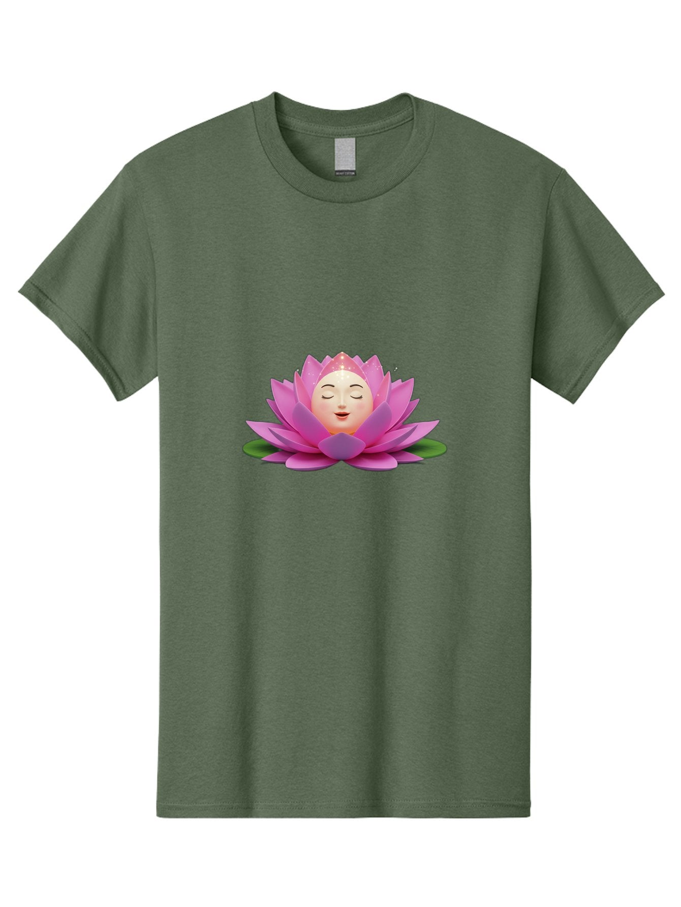 Lotus-Flower-Emoji Men'S Graphic Tee, 100% Cotton, Comfortable Casual Summer Wear, Machine Washable, Pink Lotus Flower, Serene Face, Closed Eyes, Smiling, Relaxed Mood, Water Lily, Peaceful Ambiance, Meditation Symbol, Spiritual Growth, Bae222 10