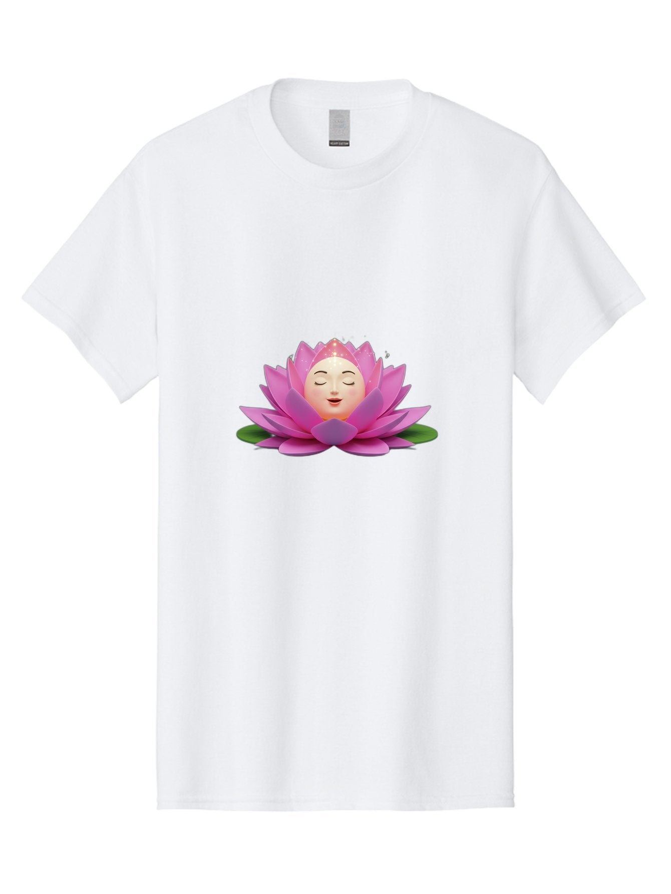 Lotus-Flower-Emoji Men'S Graphic Tee, 100% Cotton, Comfortable Casual Summer Wear, Machine Washable, Pink Lotus Flower, Serene Face, Closed Eyes, Smiling, Relaxed Mood, Water Lily, Peaceful Ambiance, Meditation Symbol, Spiritual Growth, Bae222 8