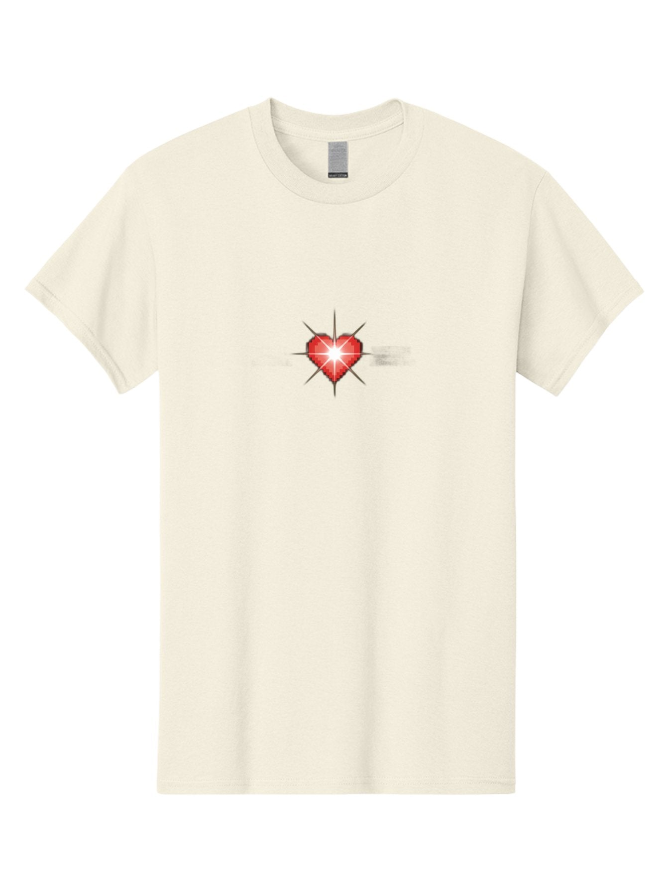 Red-Heart-Sparkle Men'S Graphic Tee, 100% Cotton, Comfortable Casual Summer Wear, Machine Washable, Red Heart, Diamond Heart, Shiny Heart, Love Symbol, Valentine'S Day, Heart Icon, Sparkle Effect, Love Sign Bae254 8