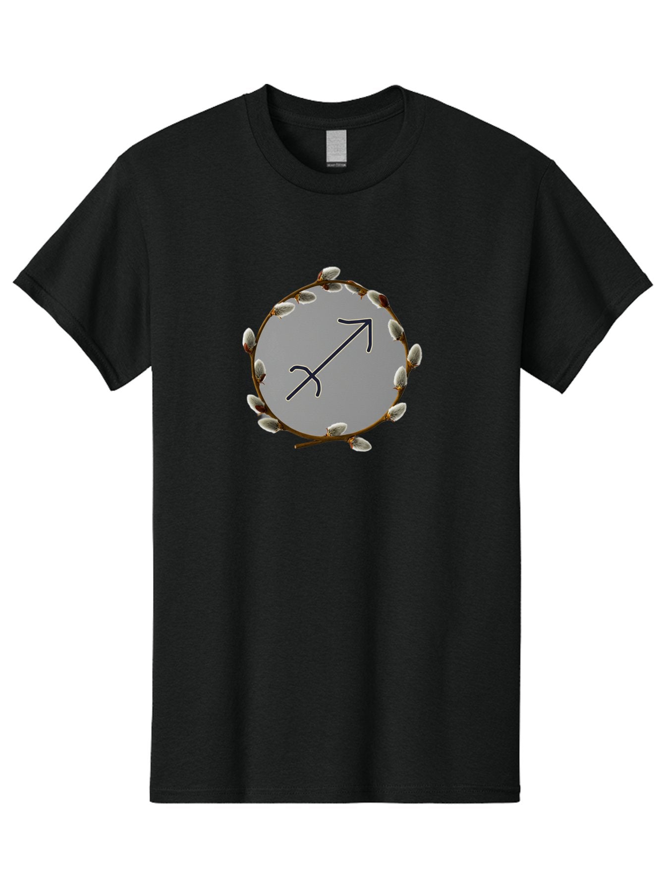 Sagittarius-Zodiac-Sign Men'S Graphic Tee, 100% Cotton, Comfortable Casual Summer Wear, Machine Washable, Sagittarius Zodiac Symbol, Astrology Sign, Arrow Symbol, Mystical Graphics, Spiritual Imagery, Esoteric Art Bae262 9