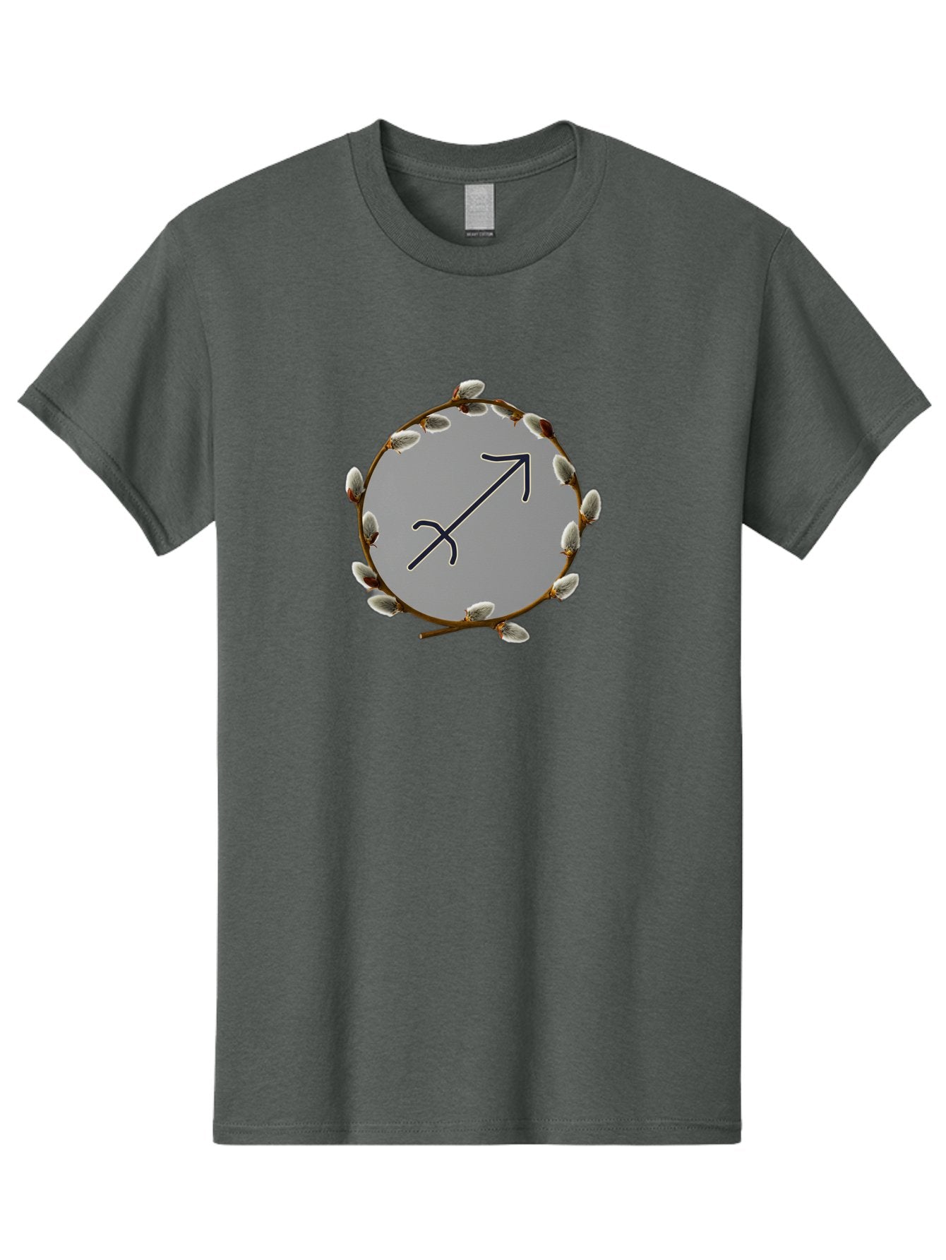 Sagittarius-Zodiac-Sign Men'S Graphic Tee, 100% Cotton, Comfortable Casual Summer Wear, Machine Washable, Sagittarius Zodiac Symbol, Astrology Sign, Arrow Symbol, Mystical Graphics, Spiritual Imagery, Esoteric Art Bae262 11