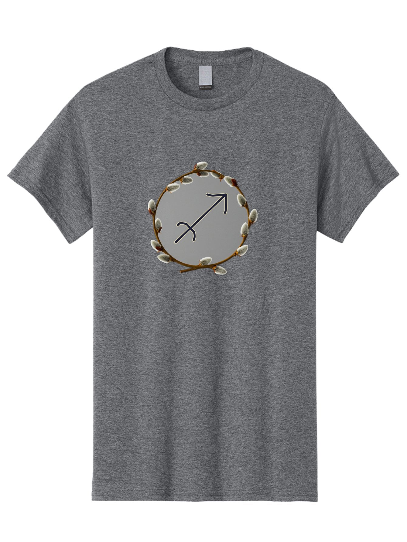 Sagittarius-Zodiac-Sign Men'S Graphic Tee, 100% Cotton, Comfortable Casual Summer Wear, Machine Washable, Sagittarius Zodiac Symbol, Astrology Sign, Arrow Symbol, Mystical Graphics, Spiritual Imagery, Esoteric Art Bae262 13