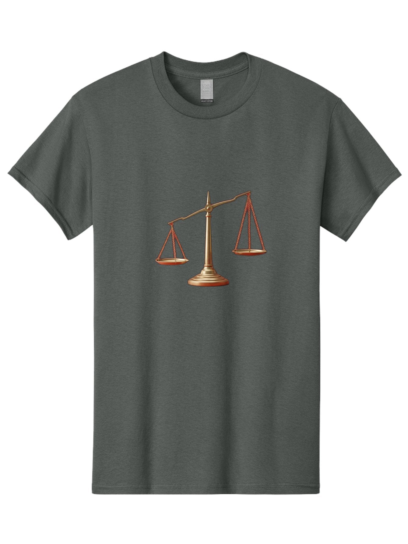 Scales-Of-Justice Men'S Graphic Tee, 100% Cotton, Comfortable Casual Summer Wear, Machine Washable, Justice Symbol, Balance Scale, Law And Order, Fairness, Equality, Legal Representation, Equilibrium Bae266 3