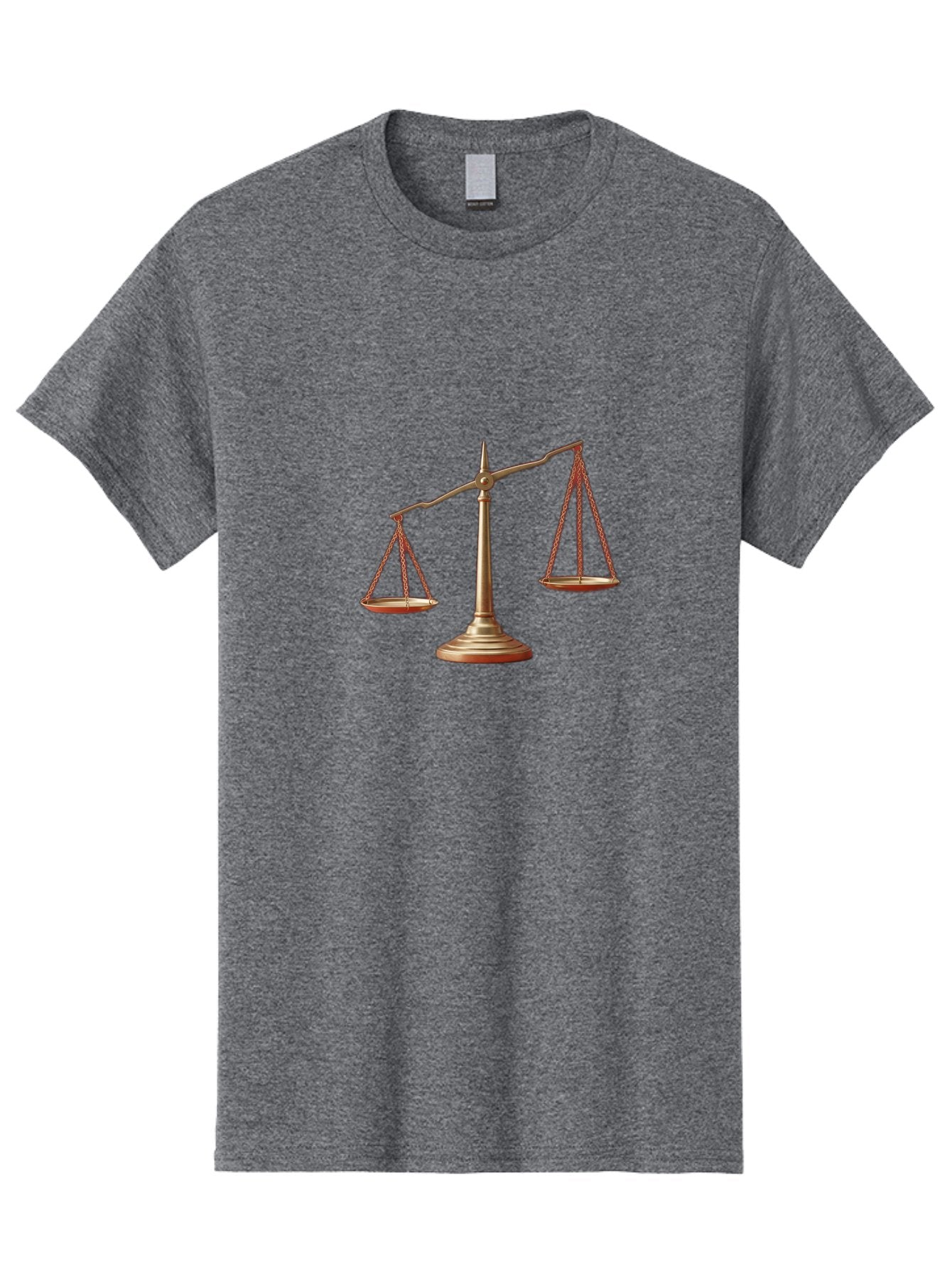 Scales-Of-Justice Men'S Graphic Tee, 100% Cotton, Comfortable Casual Summer Wear, Machine Washable, Justice Symbol, Balance Scale, Law And Order, Fairness, Equality, Legal Representation, Equilibrium Bae266 5