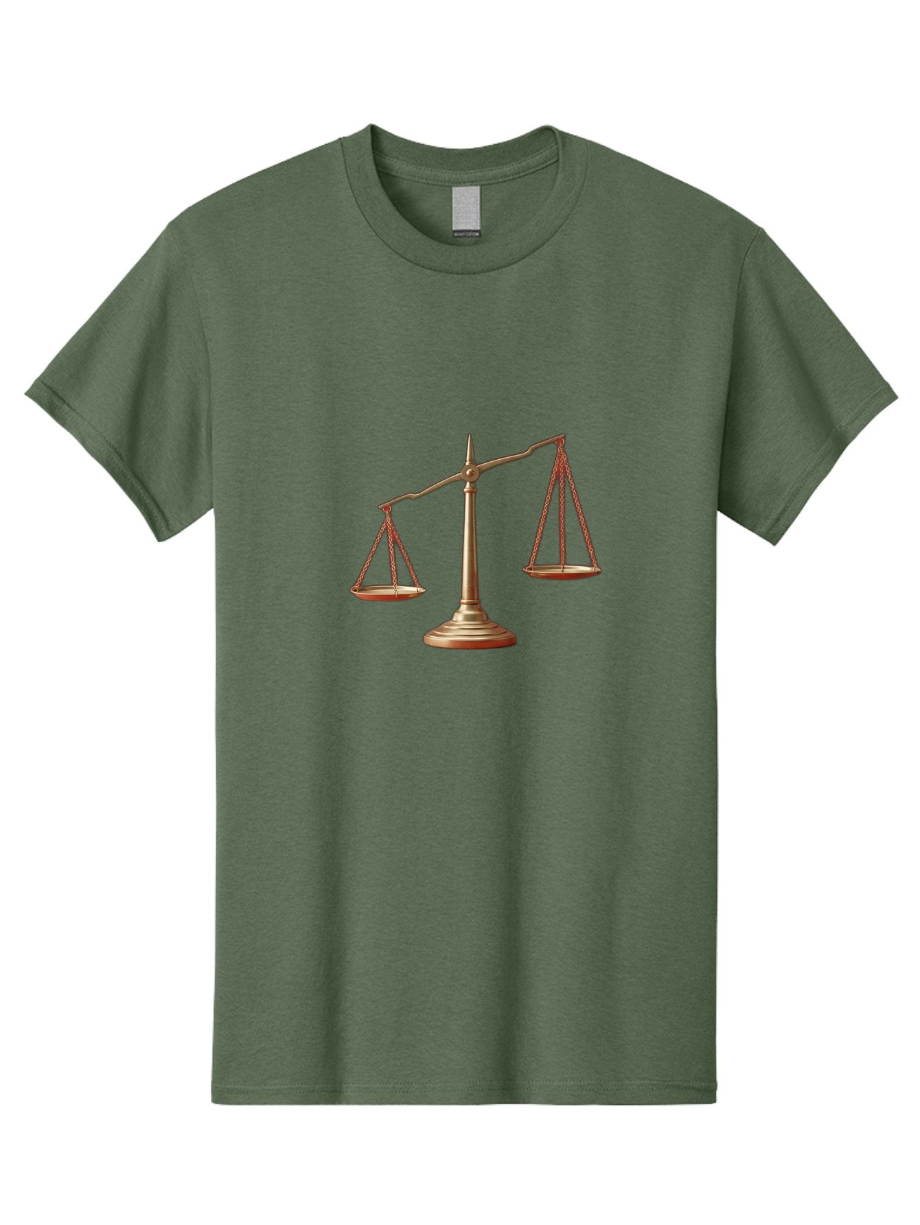 Scales-Of-Justice Men'S Graphic Tee, 100% Cotton, Comfortable Casual Summer Wear, Machine Washable, Justice Symbol, Balance Scale, Law And Order, Fairness, Equality, Legal Representation, Equilibrium Bae266 8