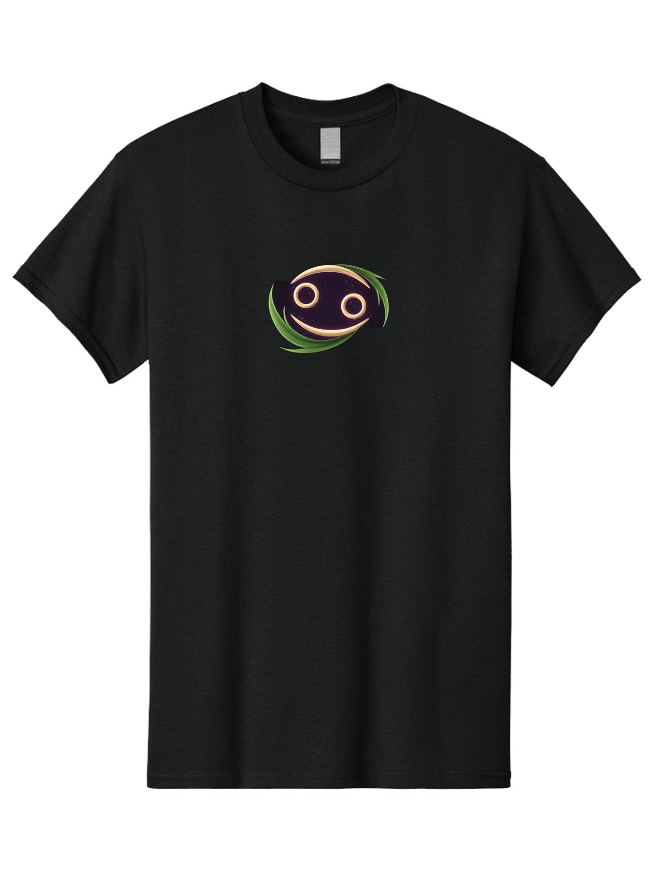 Smiley-Face-Logo Men'S Graphic Tee, 100% Cotton, Comfortable Casual Summer Wear, Machine Washable, Smiling Fish Logo, Cartoon Character Design, Playful Iconography, Simple Graphics, Friendly Face, Cute Illustration, Modern Branding Element, Bae284 14