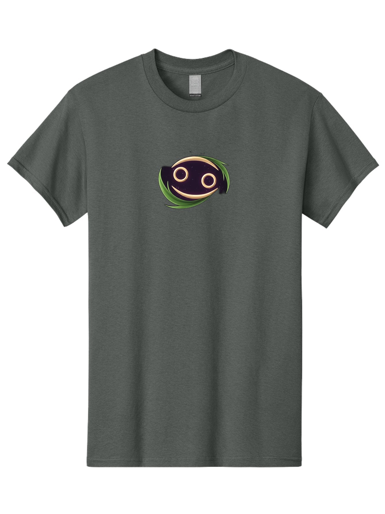 Smiley-Face-Logo Men'S Graphic Tee, 100% Cotton, Comfortable Casual Summer Wear, Machine Washable, Smiling Fish Logo, Cartoon Character Design, Playful Iconography, Simple Graphics, Friendly Face, Cute Illustration, Modern Branding Element, Bae284 6