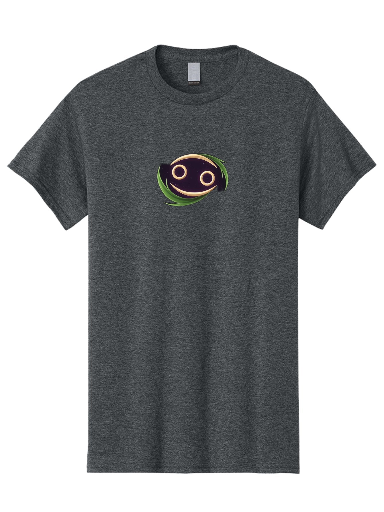 Smiley-Face-Logo Men'S Graphic Tee, 100% Cotton, Comfortable Casual Summer Wear, Machine Washable, Smiling Fish Logo, Cartoon Character Design, Playful Iconography, Simple Graphics, Friendly Face, Cute Illustration, Modern Branding Element, Bae284 3