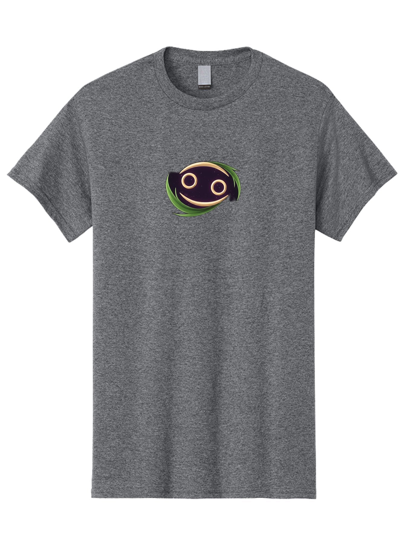 Smiley-Face-Logo Men'S Graphic Tee, 100% Cotton, Comfortable Casual Summer Wear, Machine Washable, Smiling Fish Logo, Cartoon Character Design, Playful Iconography, Simple Graphics, Friendly Face, Cute Illustration, Modern Branding Element, Bae284 9